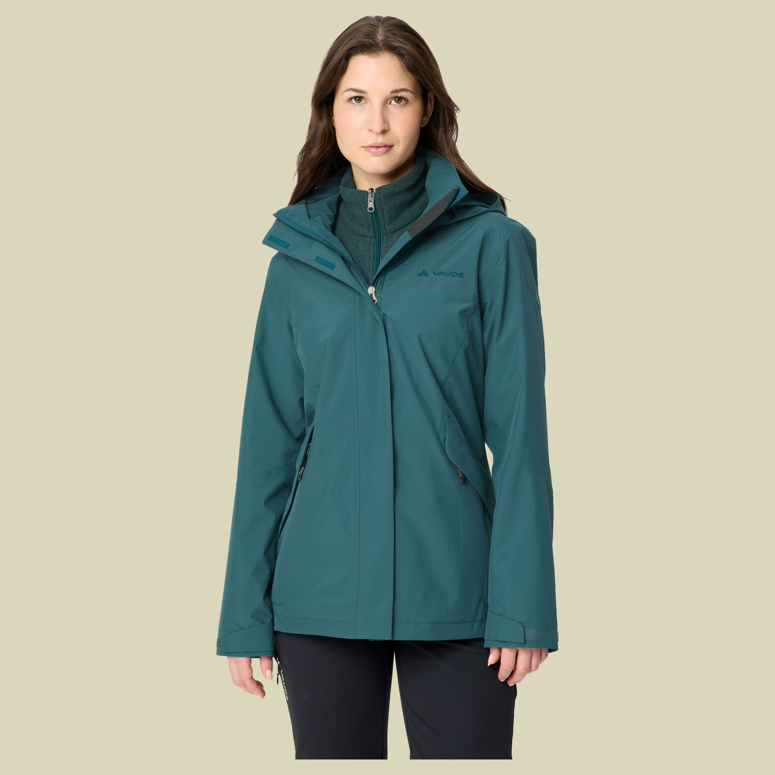Rosemoor 3in1 Jacket Women 44 grün - dark fjord green
