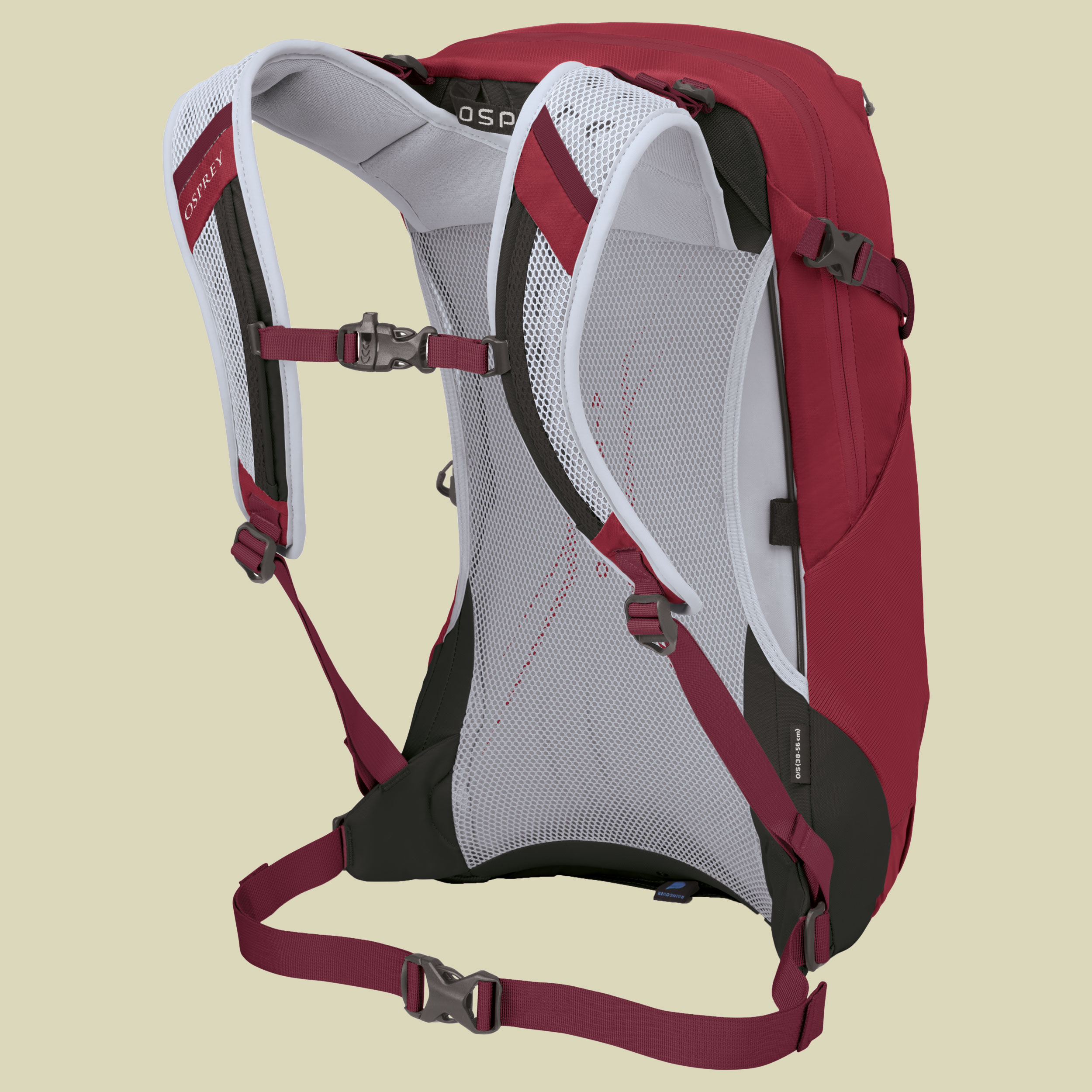 Hikelite 18 Volumen 18 Farbe sangria red