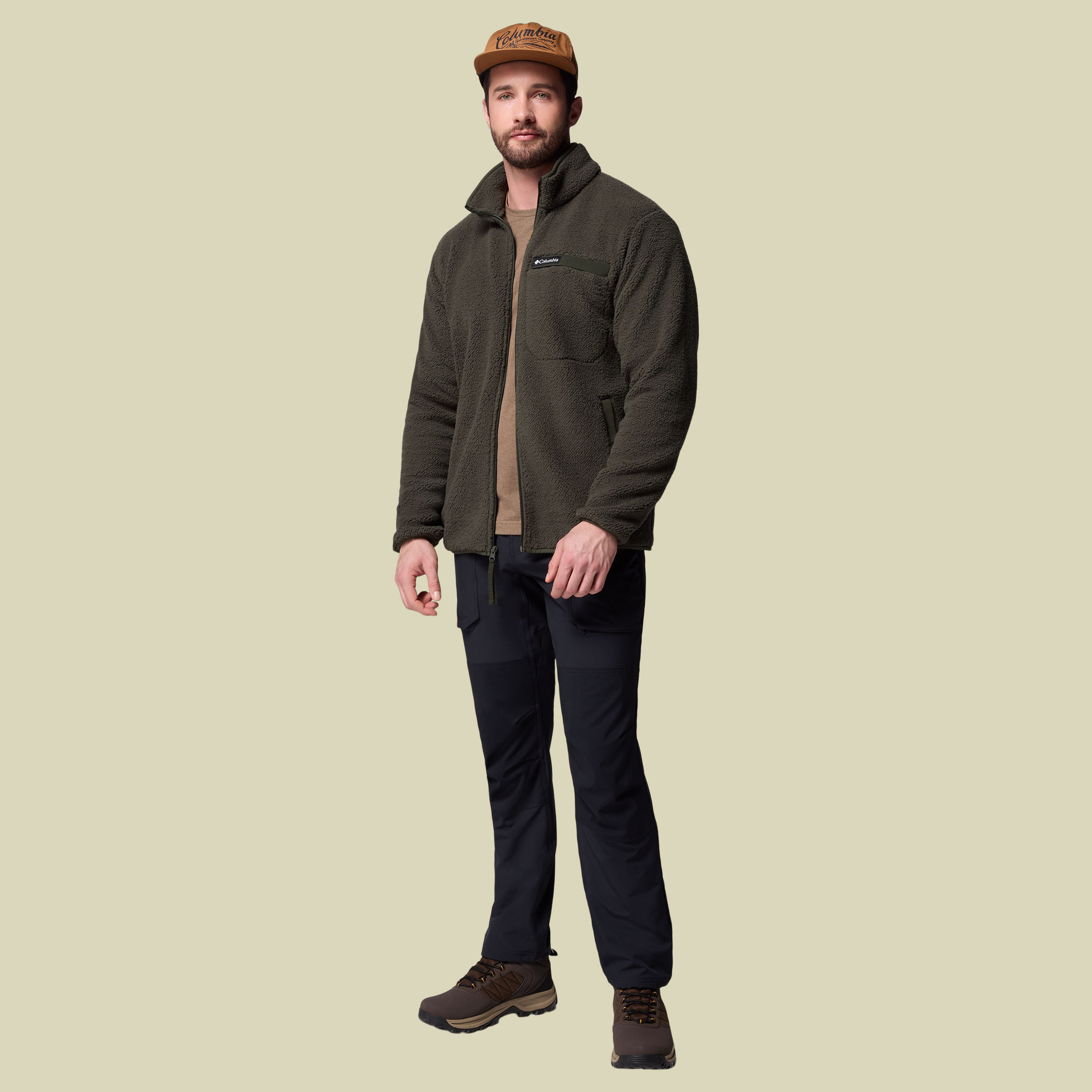 Rugged Ridge High Pile Full Zip Men XL grün - Farbe greenscape