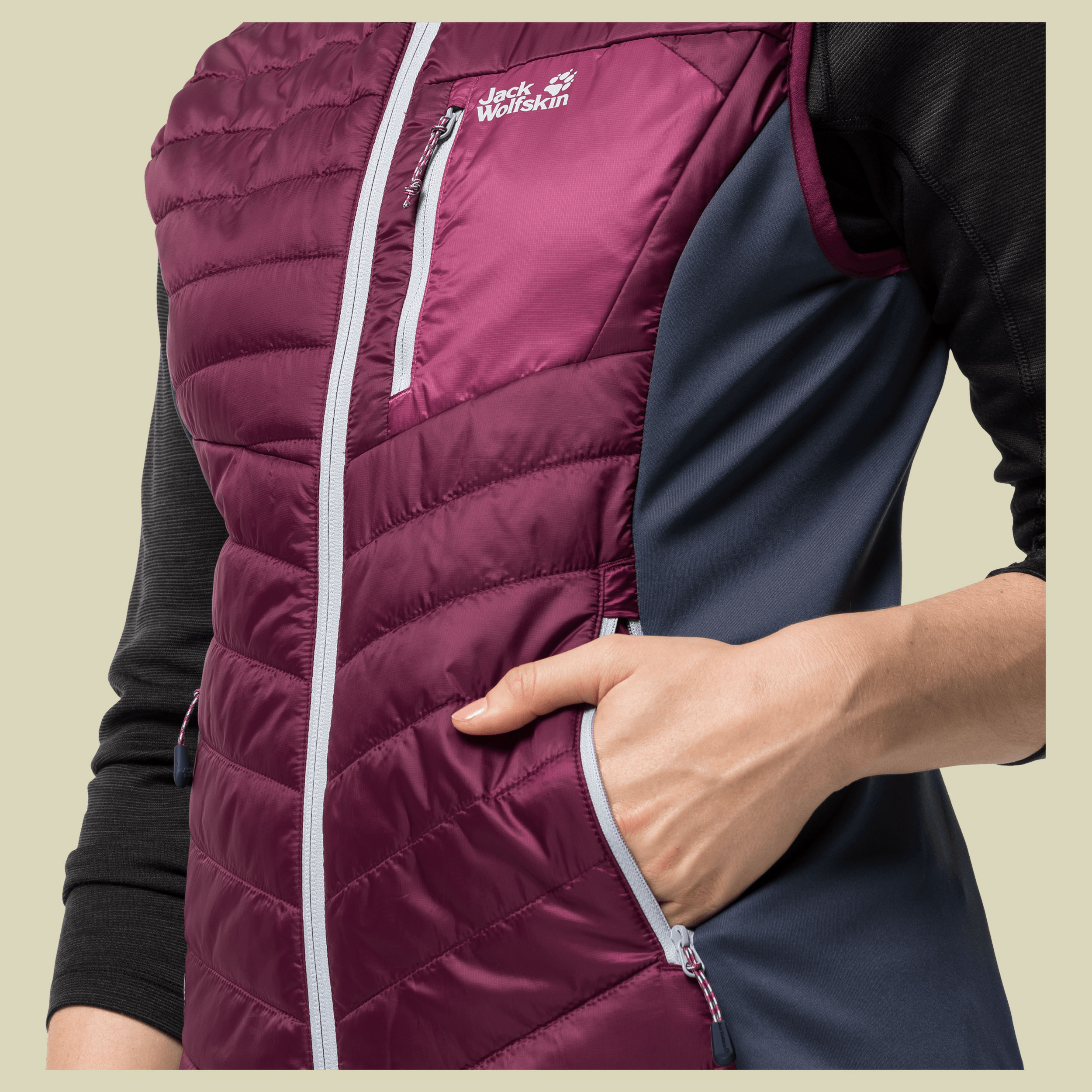 Routeburn Vest Women Größe S Farbe wild berry