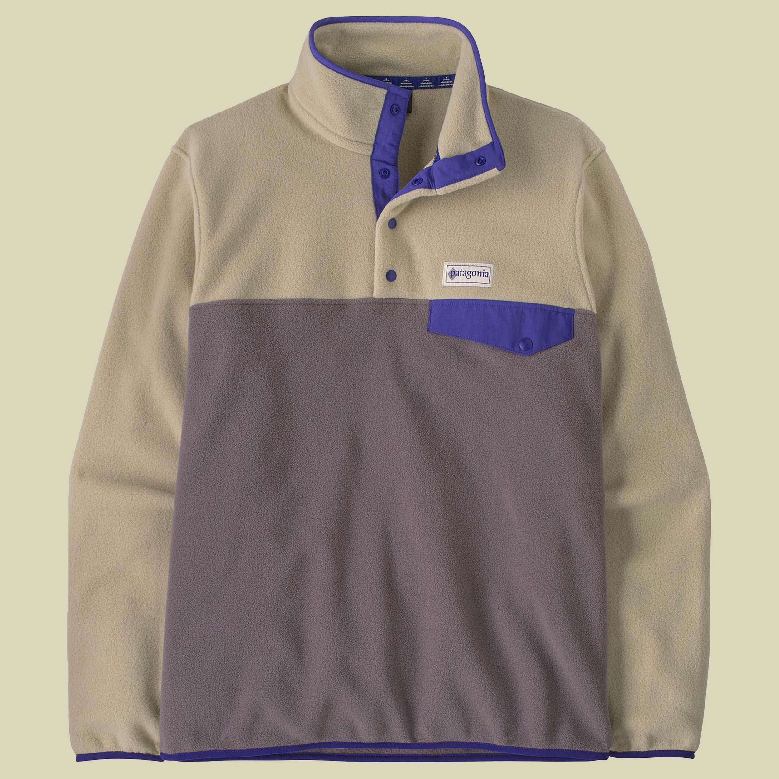 Lightweight Synch Snap-T Pullover Men mehrfarbig braun L - may grey