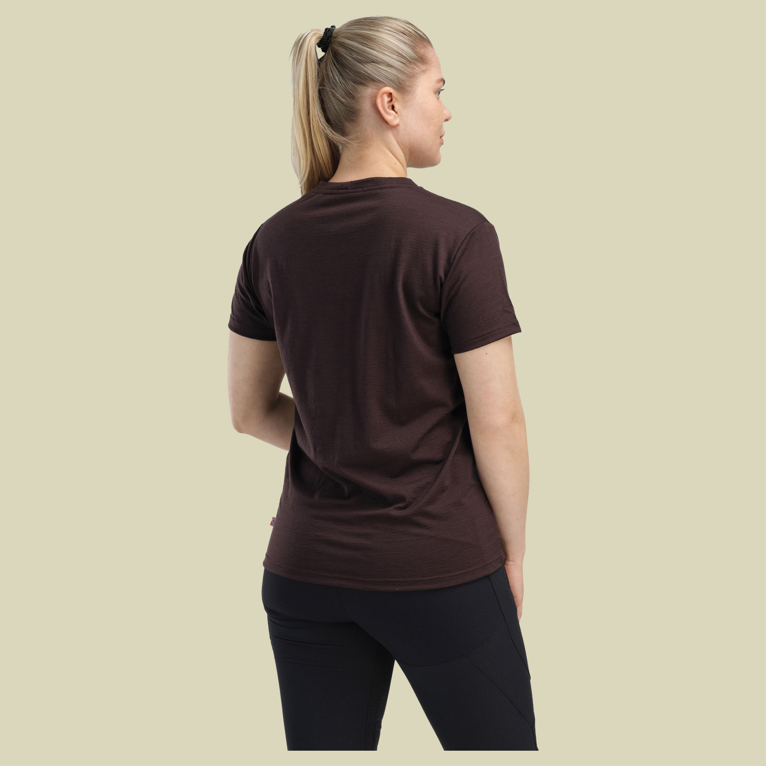 LightWool 180 Classic Tee Women S lila - chocolate plum