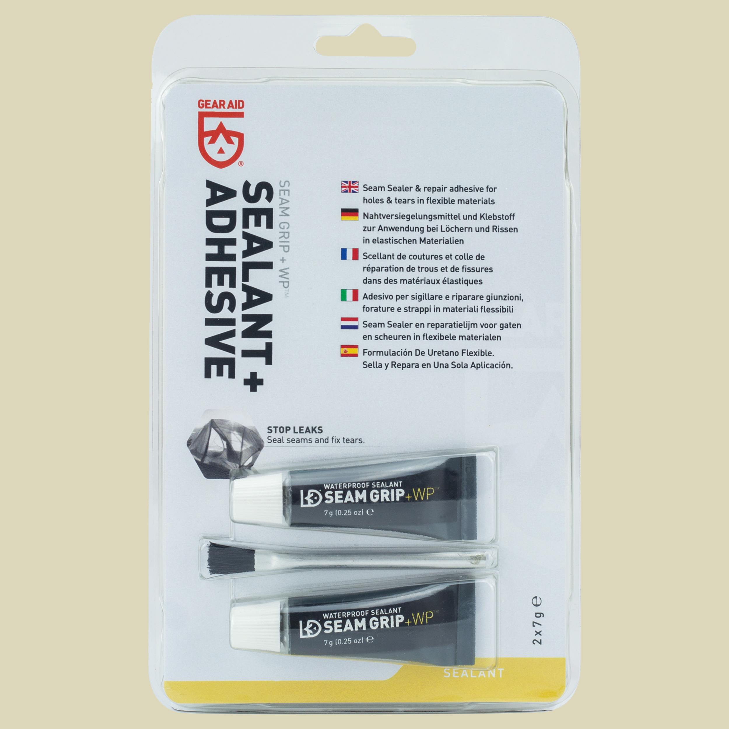 GearAid Seam Grip Kombipack 2x7ml