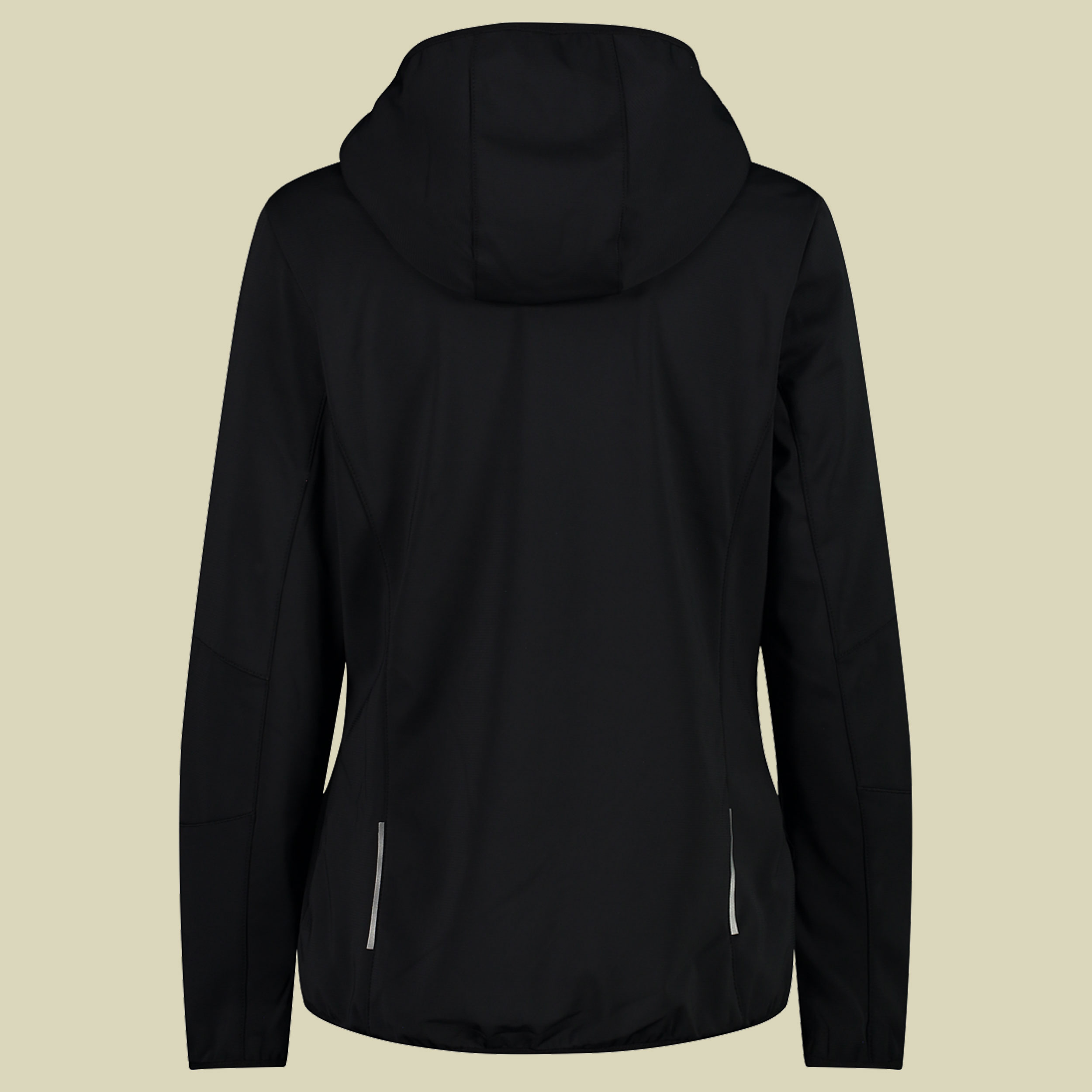 Woman Softshell Jacket Zip Hood 32A0456 Größe 42 Farbe black