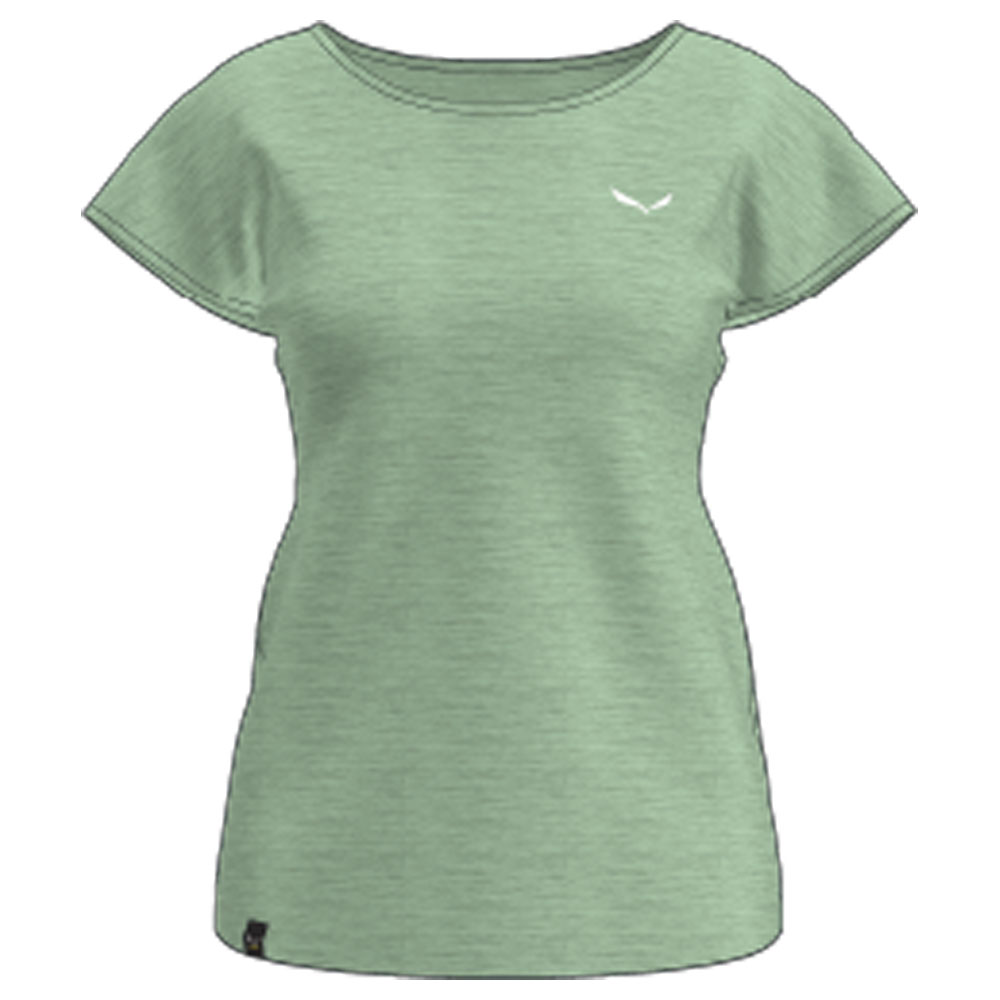 Puez Melange Dry W S/S Tee Women grün 36 - faded green melange