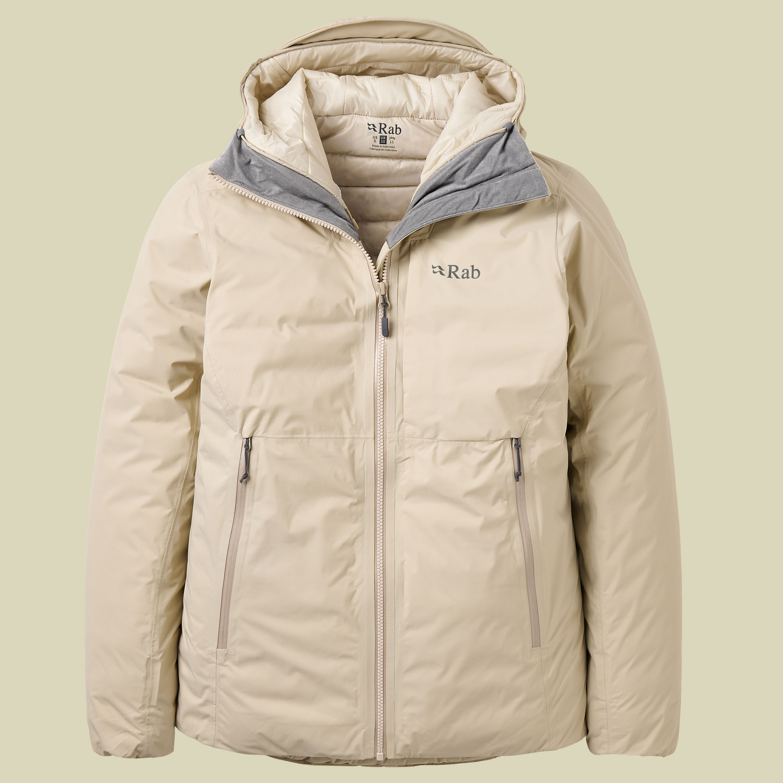 Microlight Shield Jacket Women L (14) beige - dark pebble