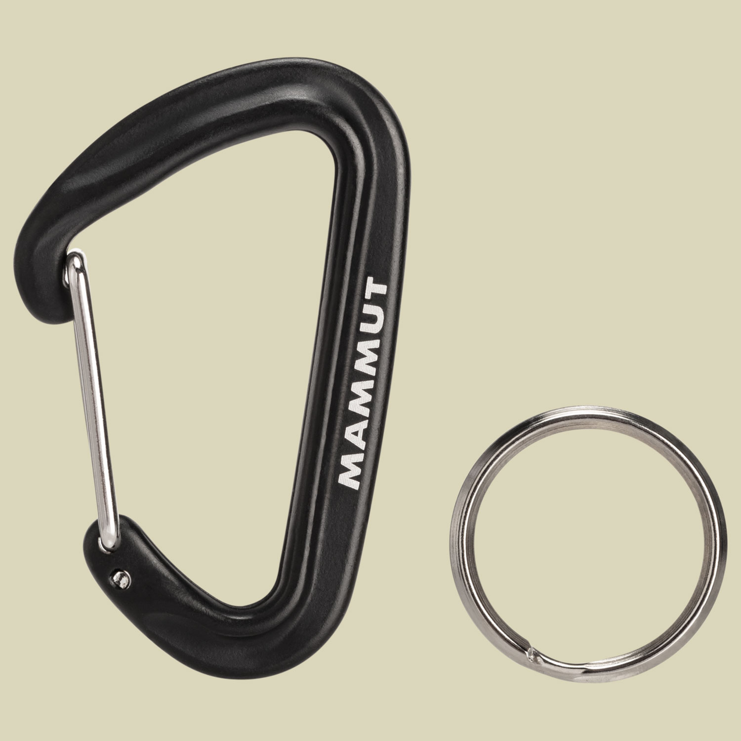 Schlüsselanhänger Mammut Mini Biner Wall Größe one size Farbe assorted