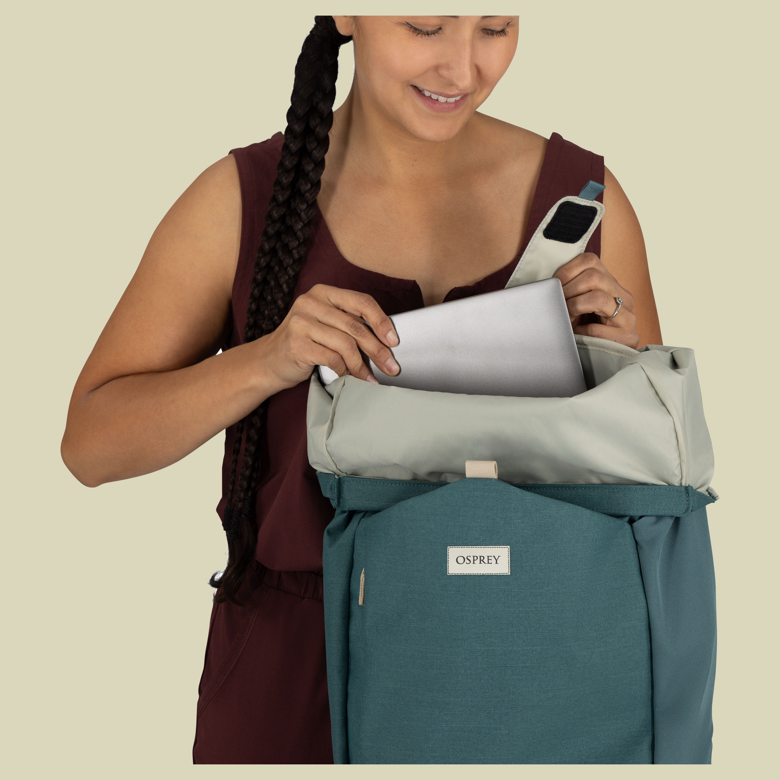 Arcane Roll Top 24 blau - cascade blue heather