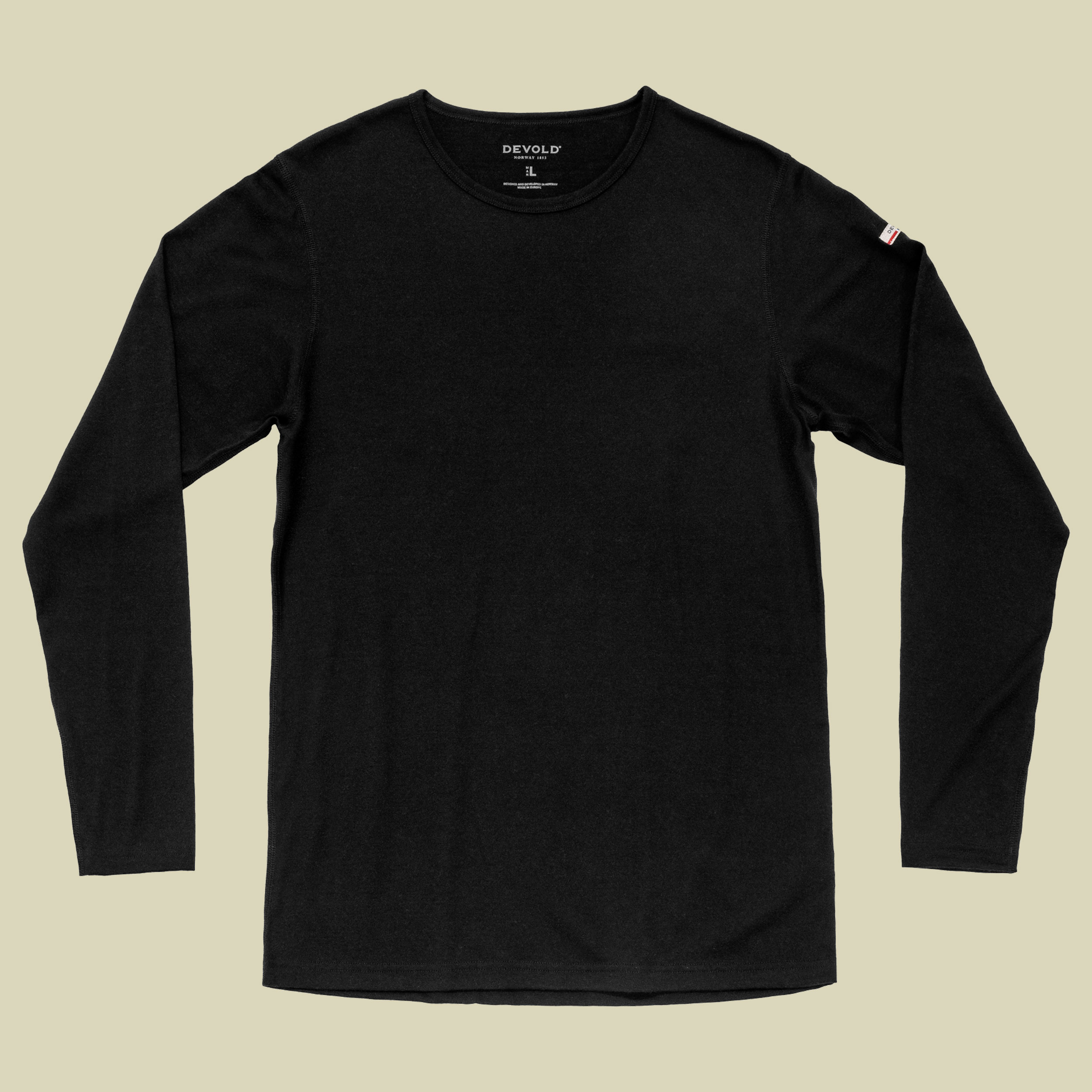 Breeze Plus Merino 200 Shirt Man S schwarz - black