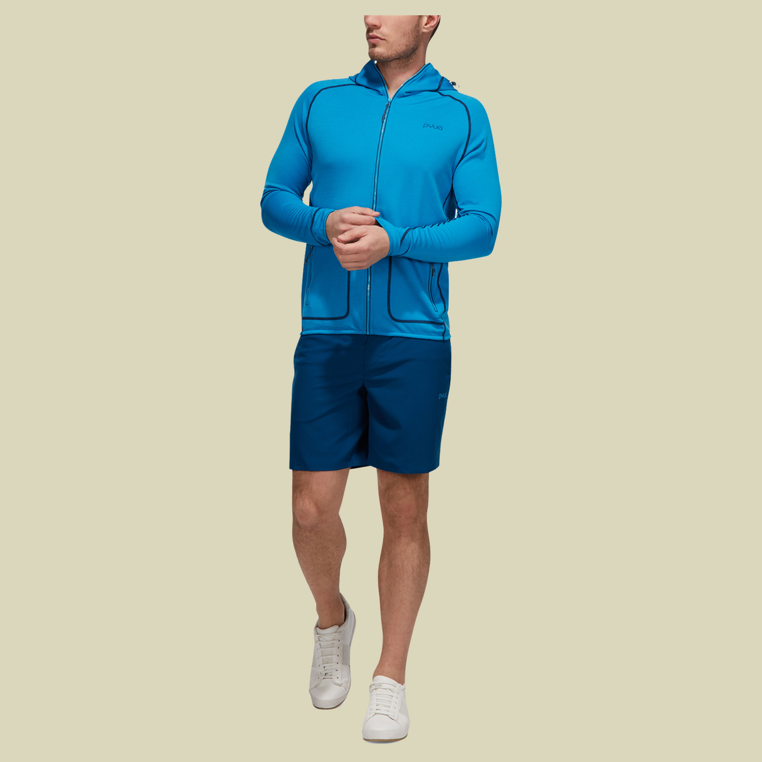 Exceed-Y S Active Jacket Men Größe S Farbe swedish blue melange