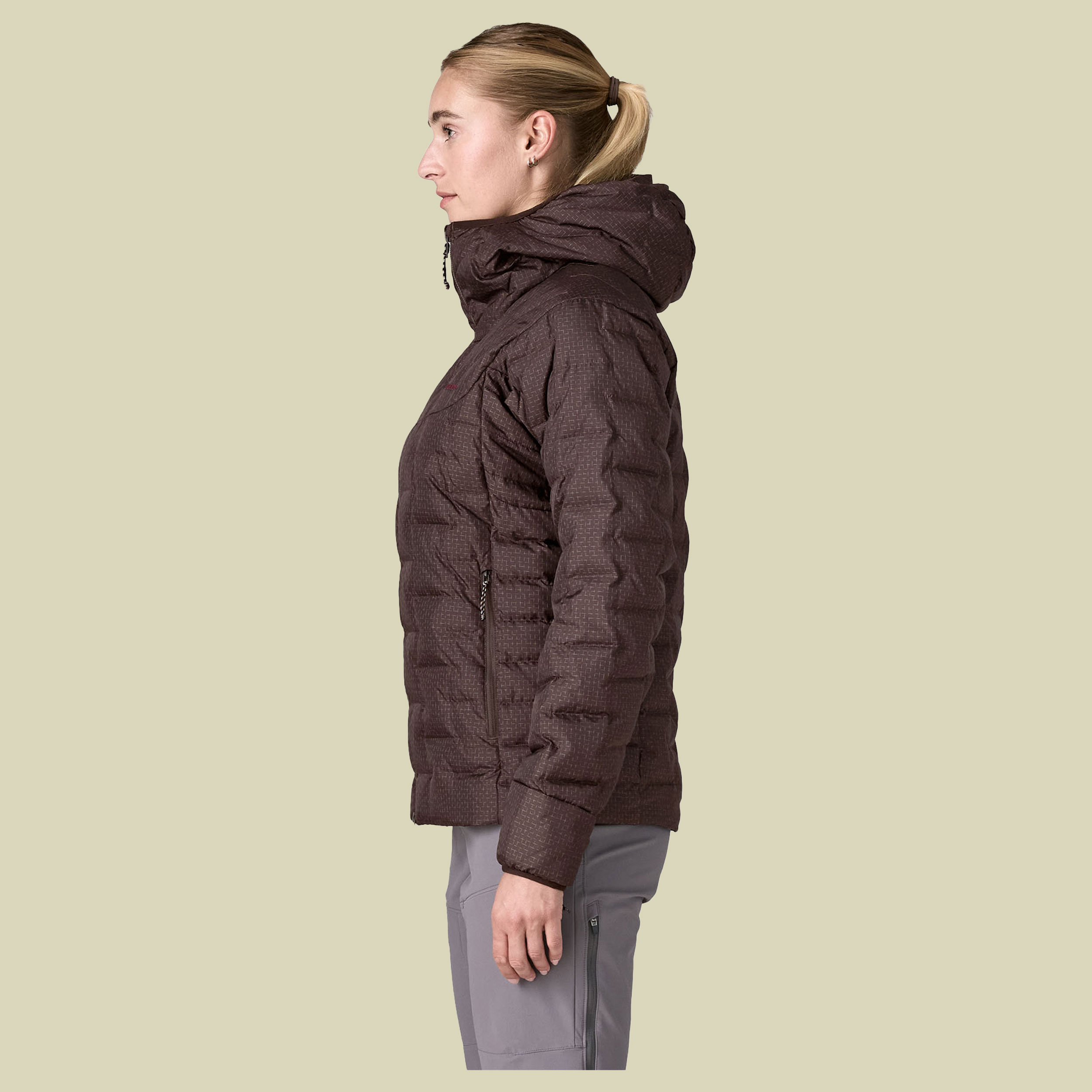 Durable Down Hoody Women XL braun - den brown