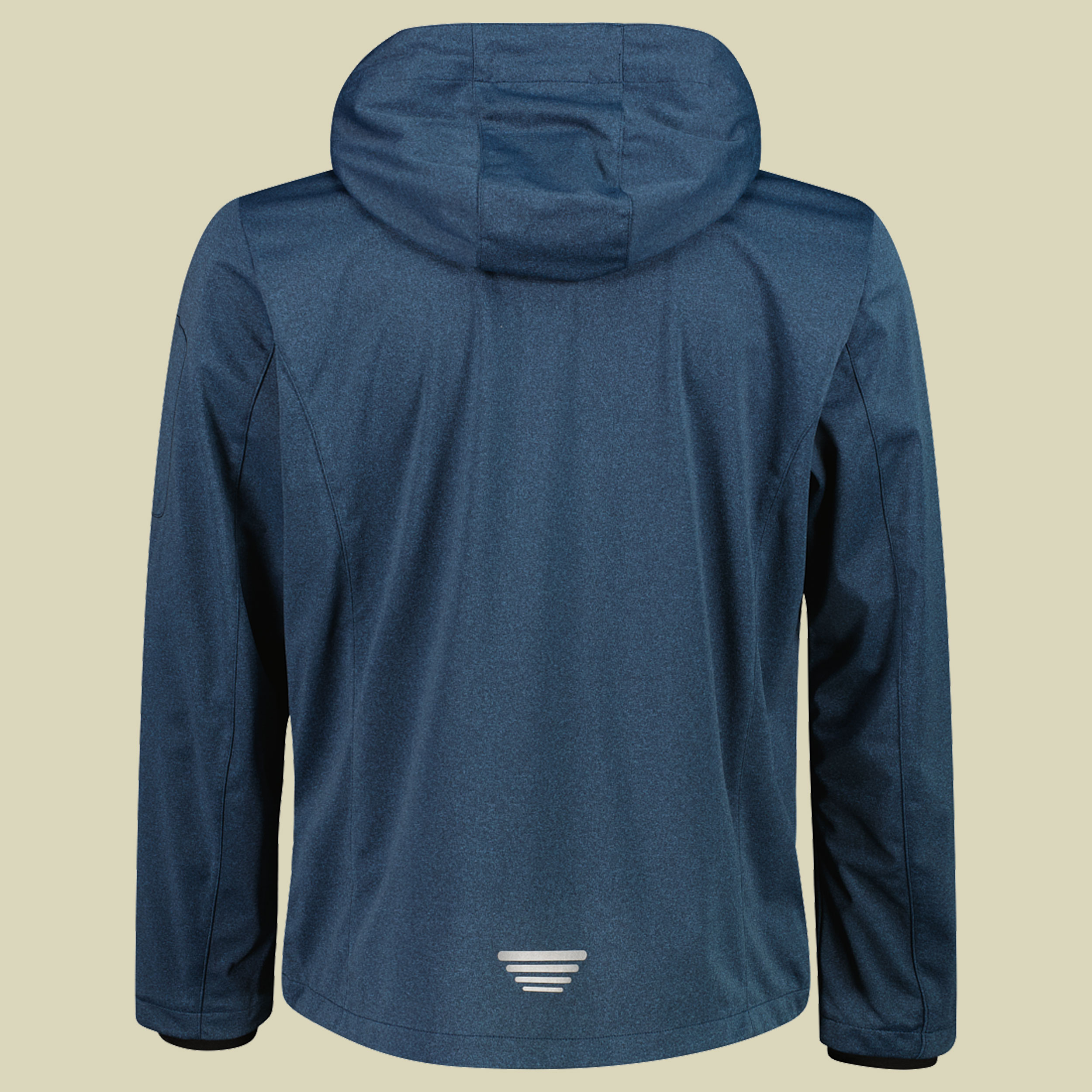 Man Jacket Zip Hood Light Softshell 39A5027 blau 58 - Farbe petroleum mel.