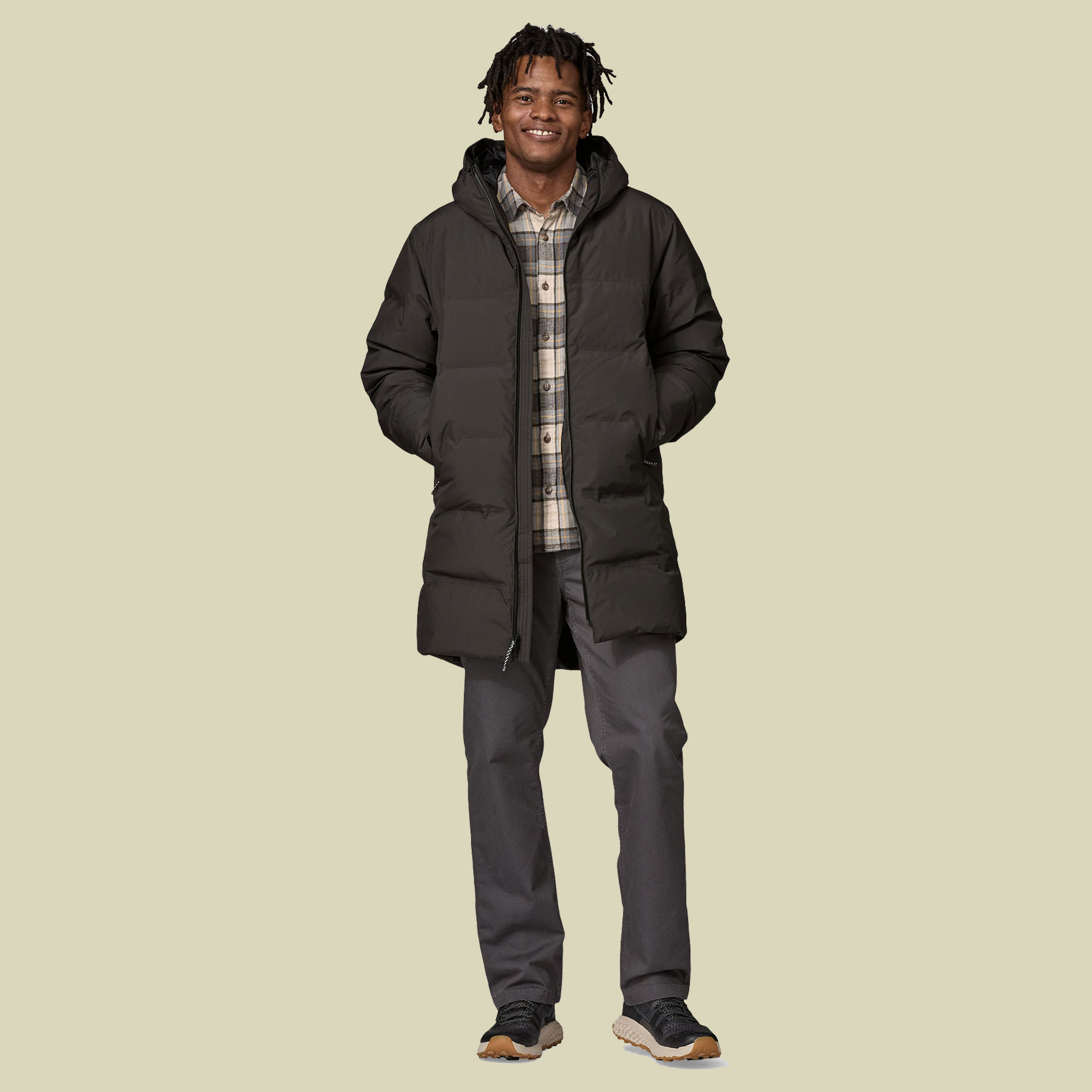 Jackson Glacier Parka Men L schwarz - black