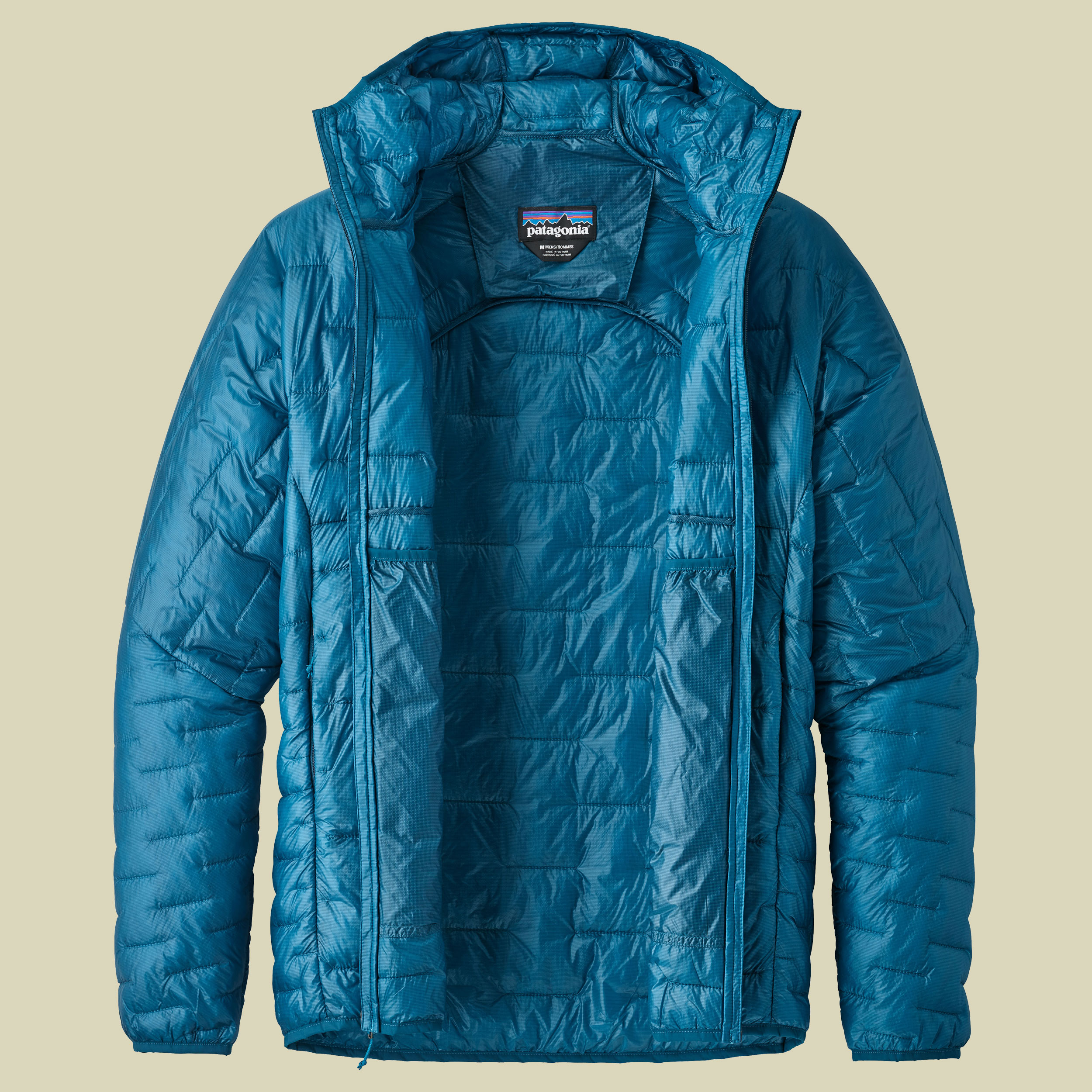 Micro Puff Hoody Men Größe S Farbe balkan blue