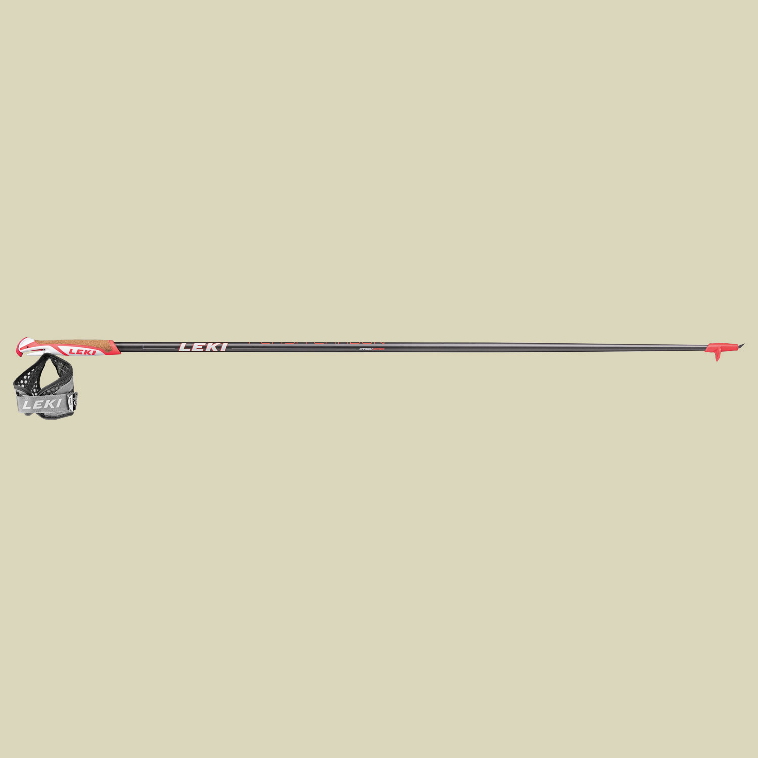 Flash Carbon Länge 125 cm Farbe anthracite-white-neonred