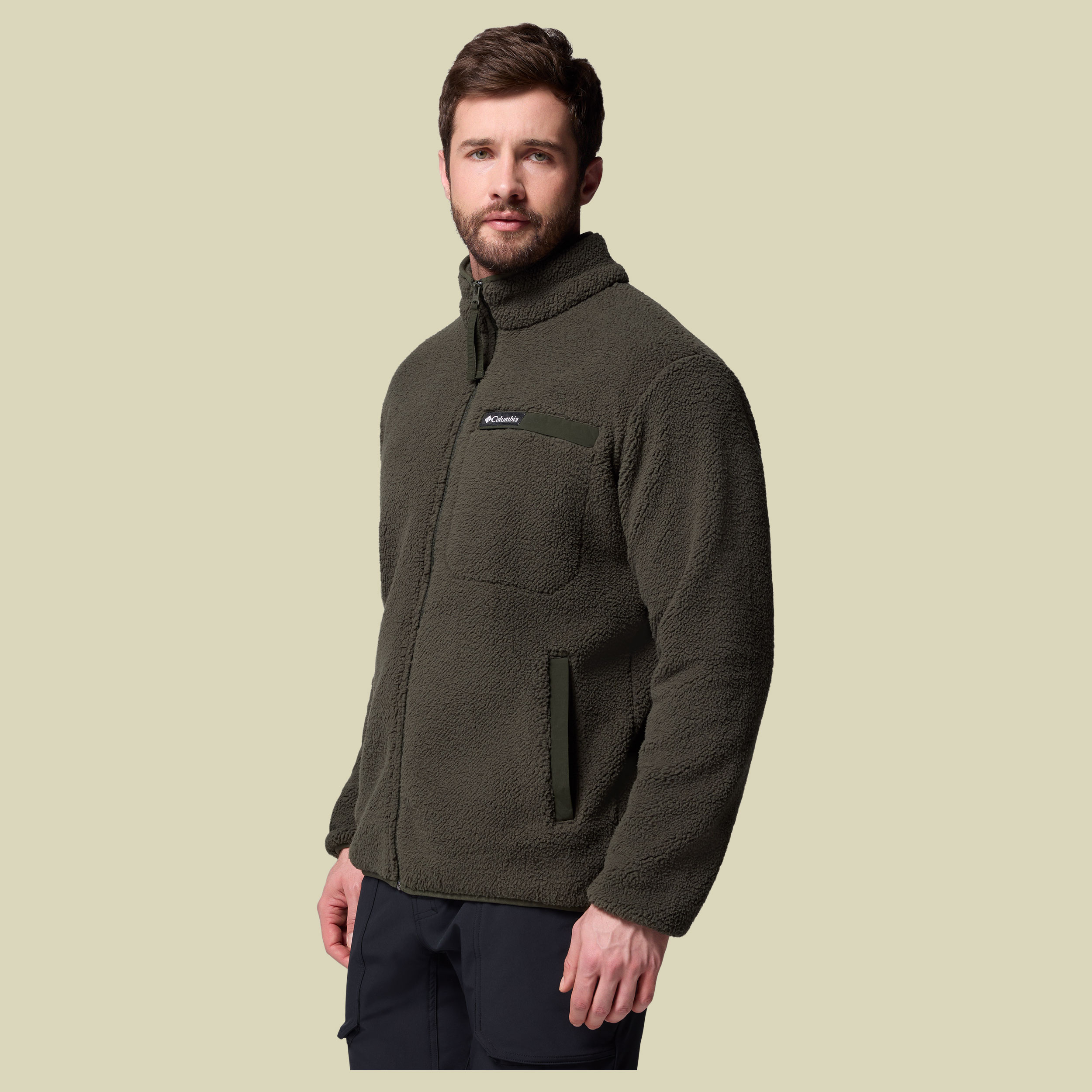 Rugged Ridge High Pile Full Zip Men XL grün - Farbe greenscape
