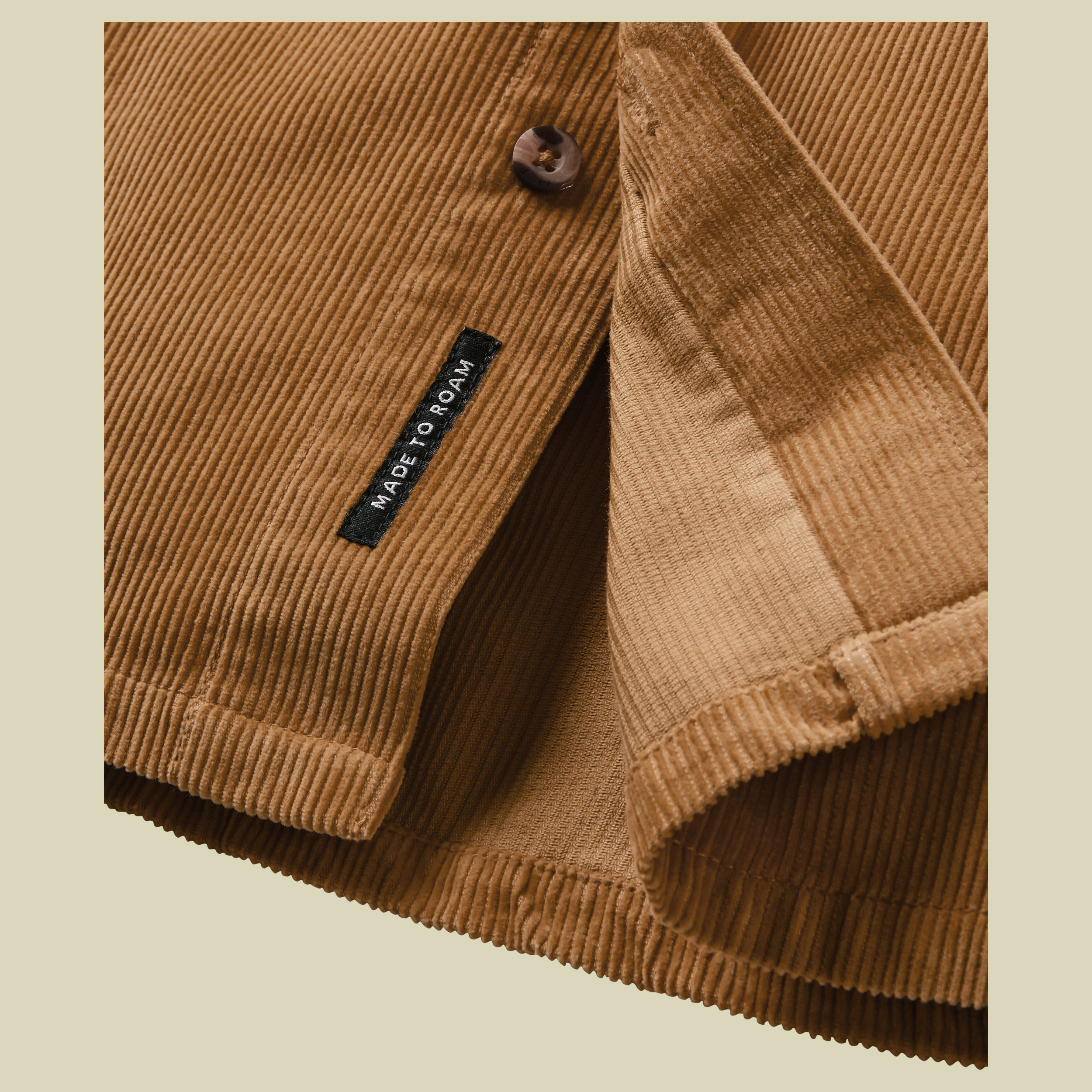 Backcountry Cord Shirt Men XL braun - toffee