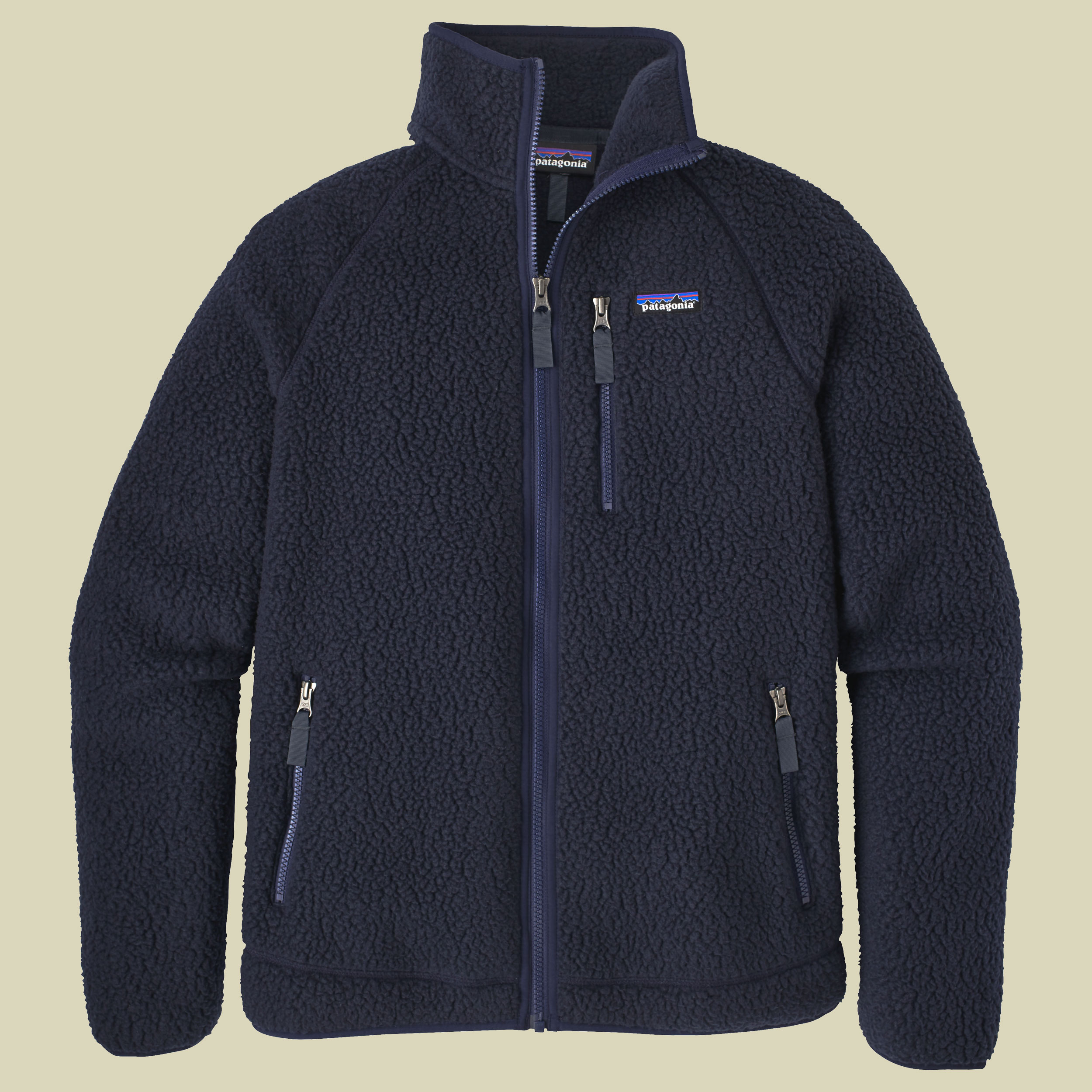 Retro Pile Jacket Men Größe S Farbe navy blue