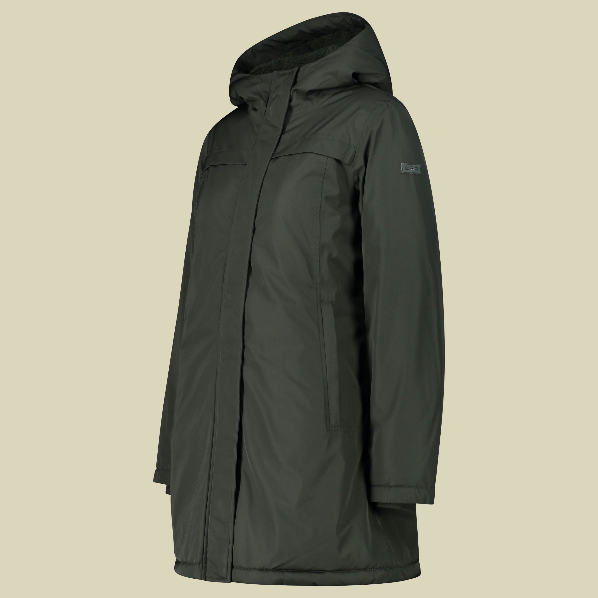 Woman  Parka Fix Hood 36 grün 2 - Farbe forest