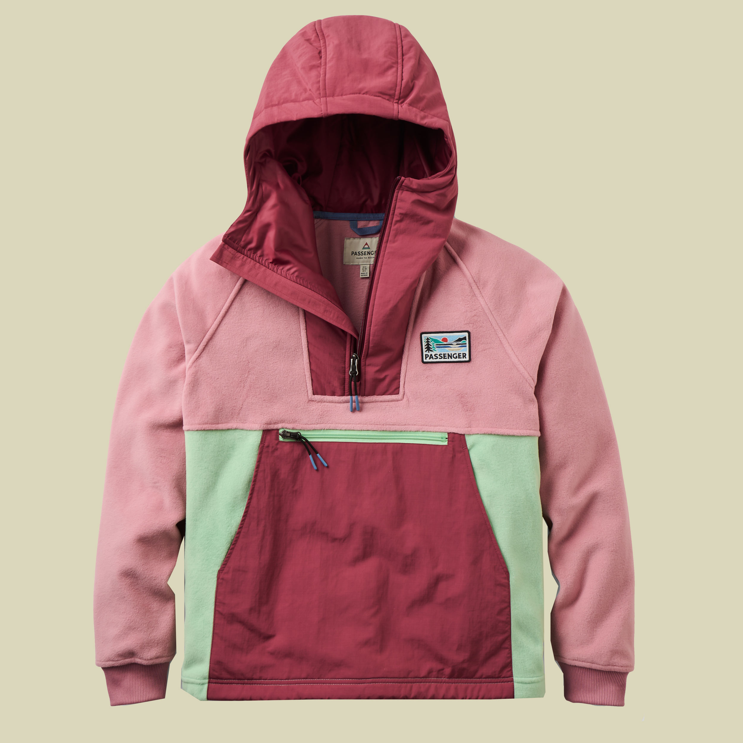 Alexander Recycled Hooded Polar Fleece Women L pink - pink haze