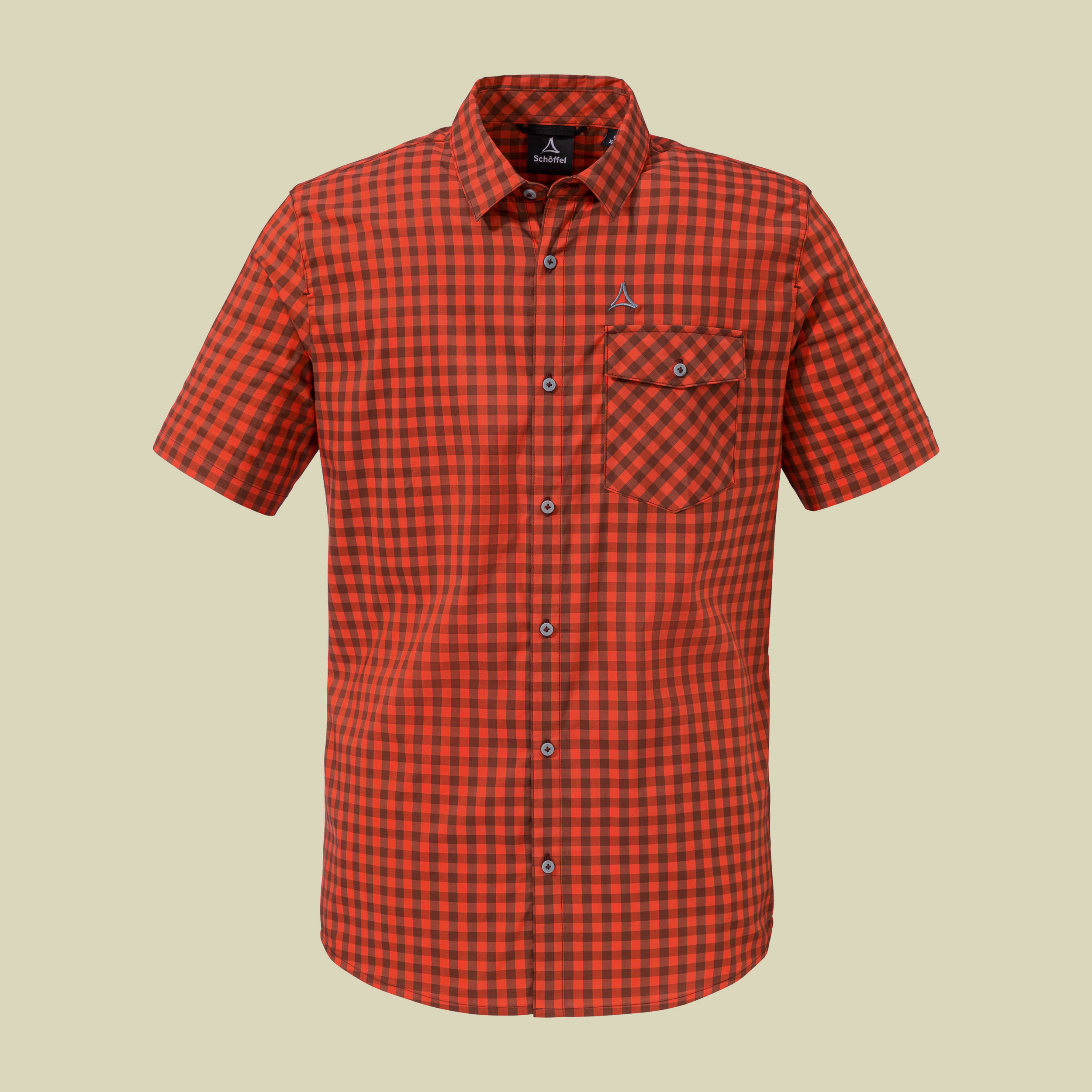 Shirt Trattberg SH M Men 50 rot - marocco