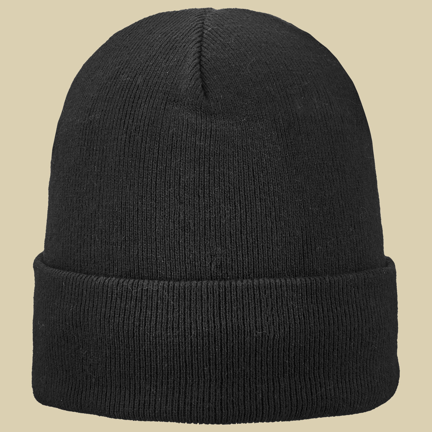 Herrenumschlagmütze Feinstrick Größe: one size Farbe: schwarz