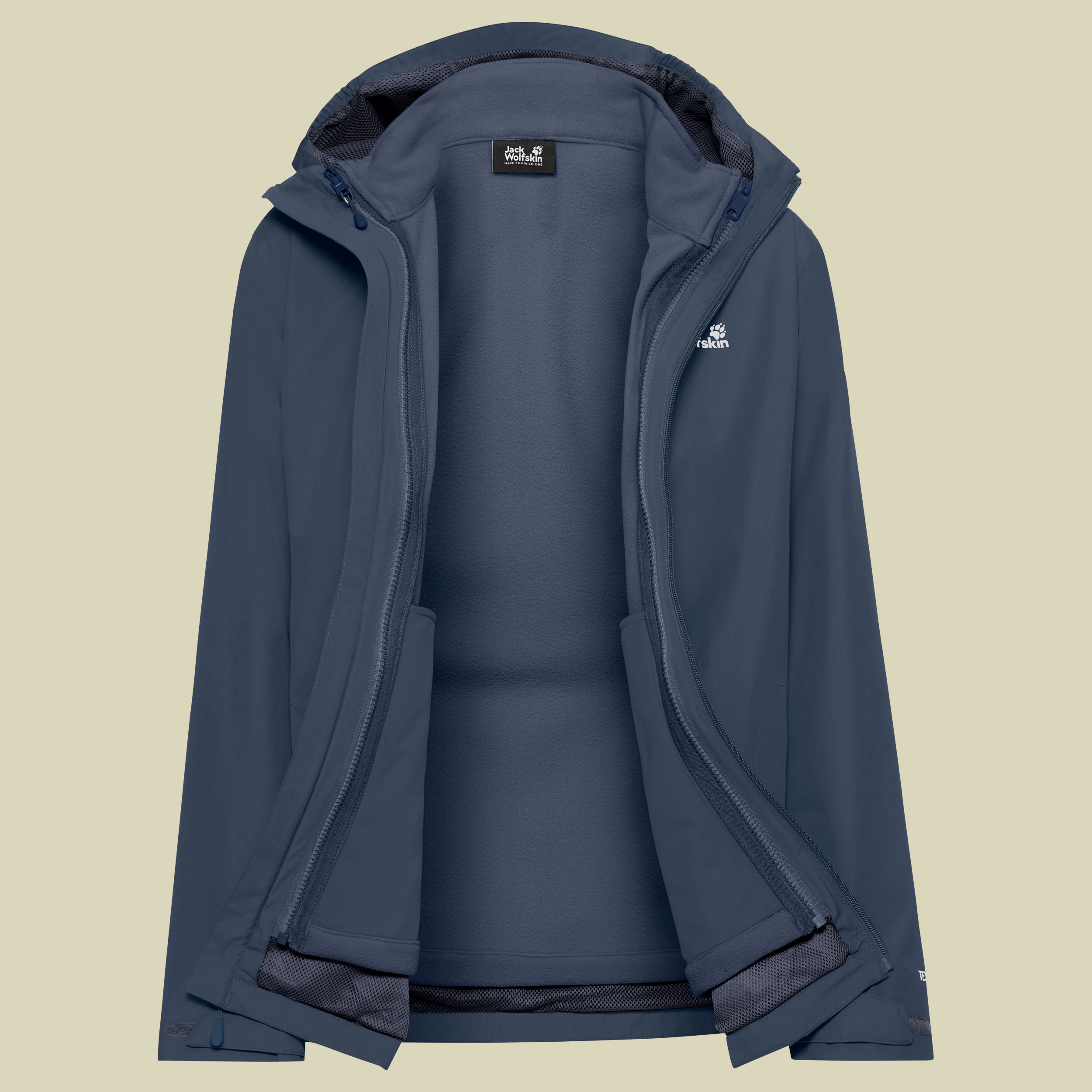 Outrovert 3in1 Jacket Women XXL blau - midnight sky
