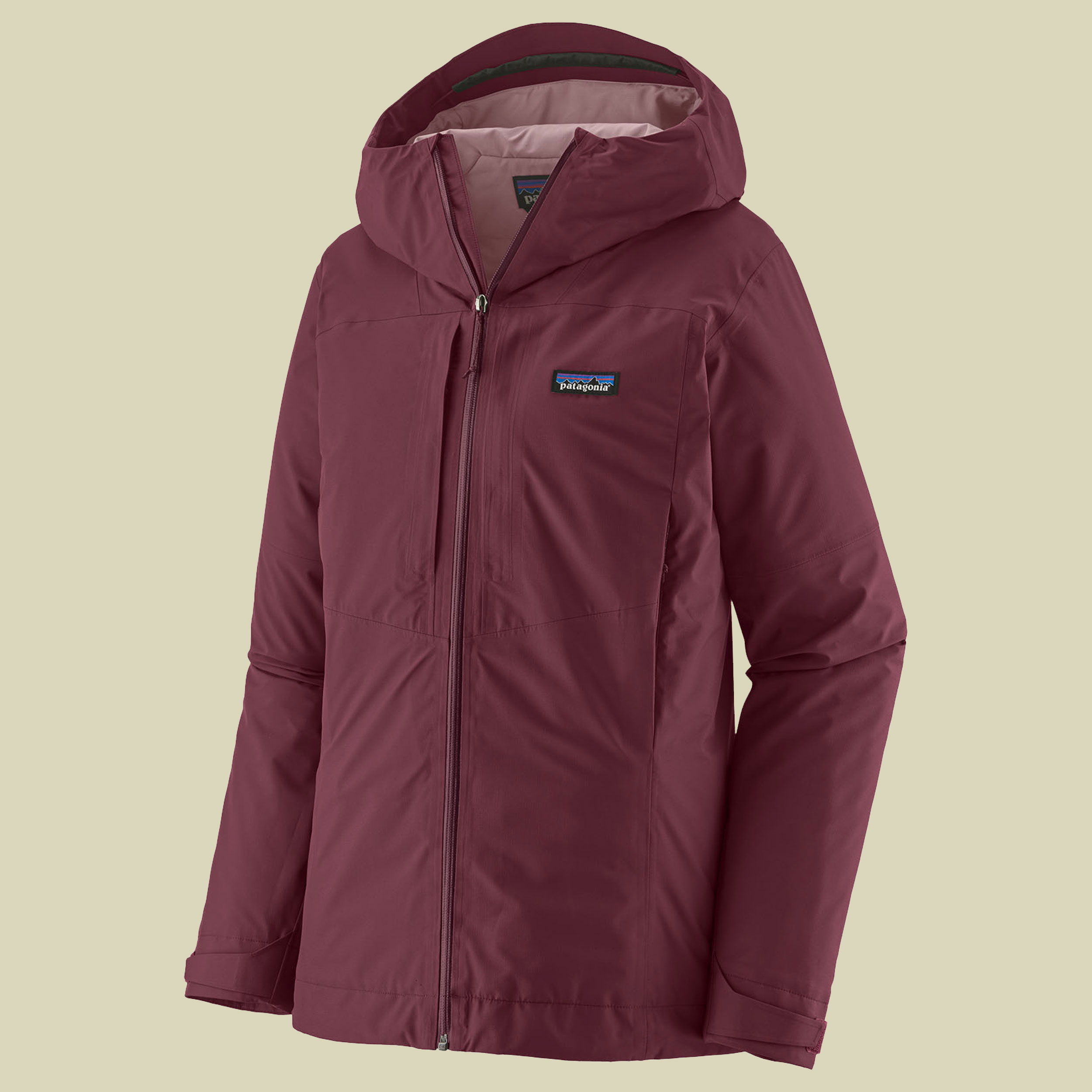 Insulated Boulder Fork Rain Jacket Women M rot - berry fig