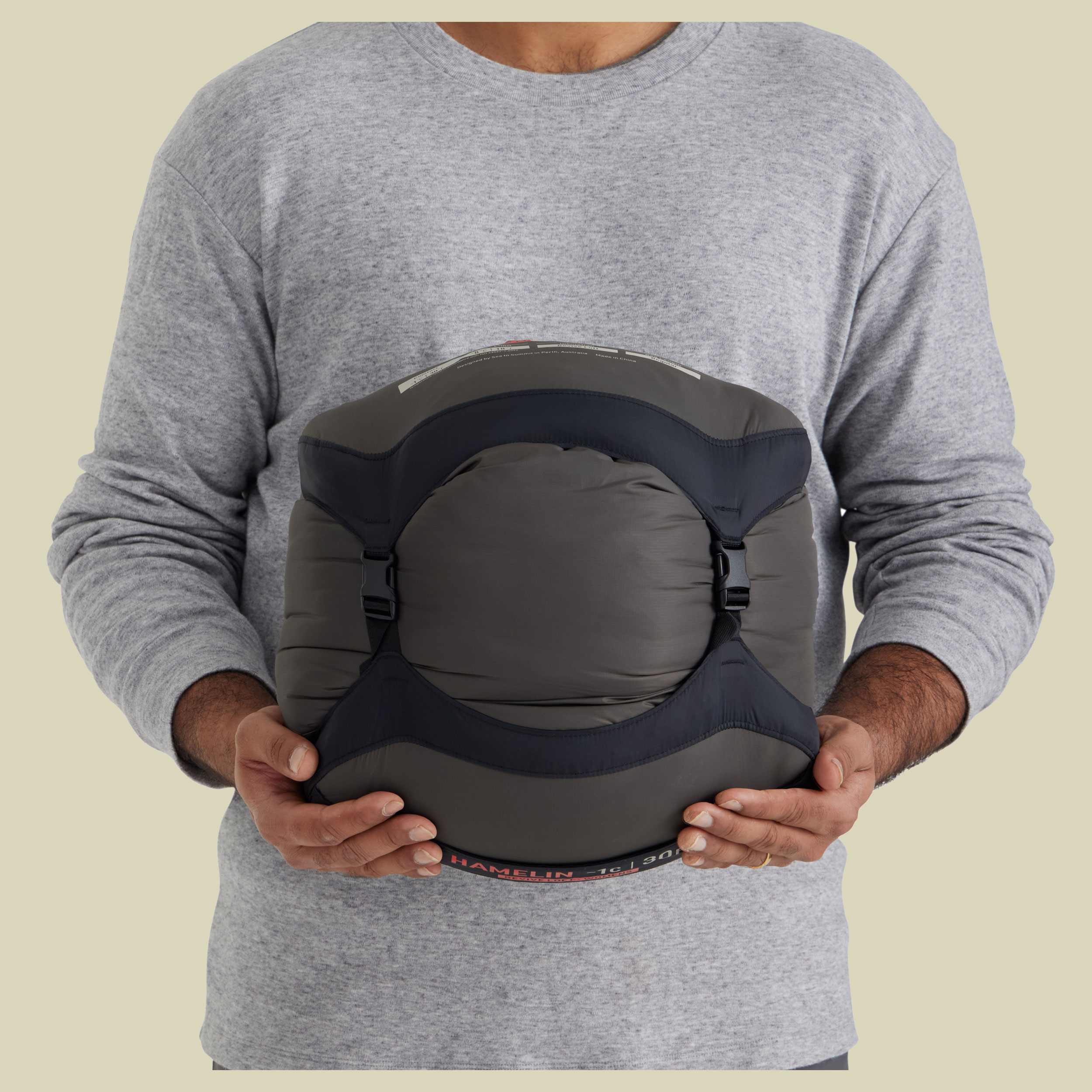 Hamelin Synthetic Sleeping Bag -1C rot 198 cm long - Farbe picante