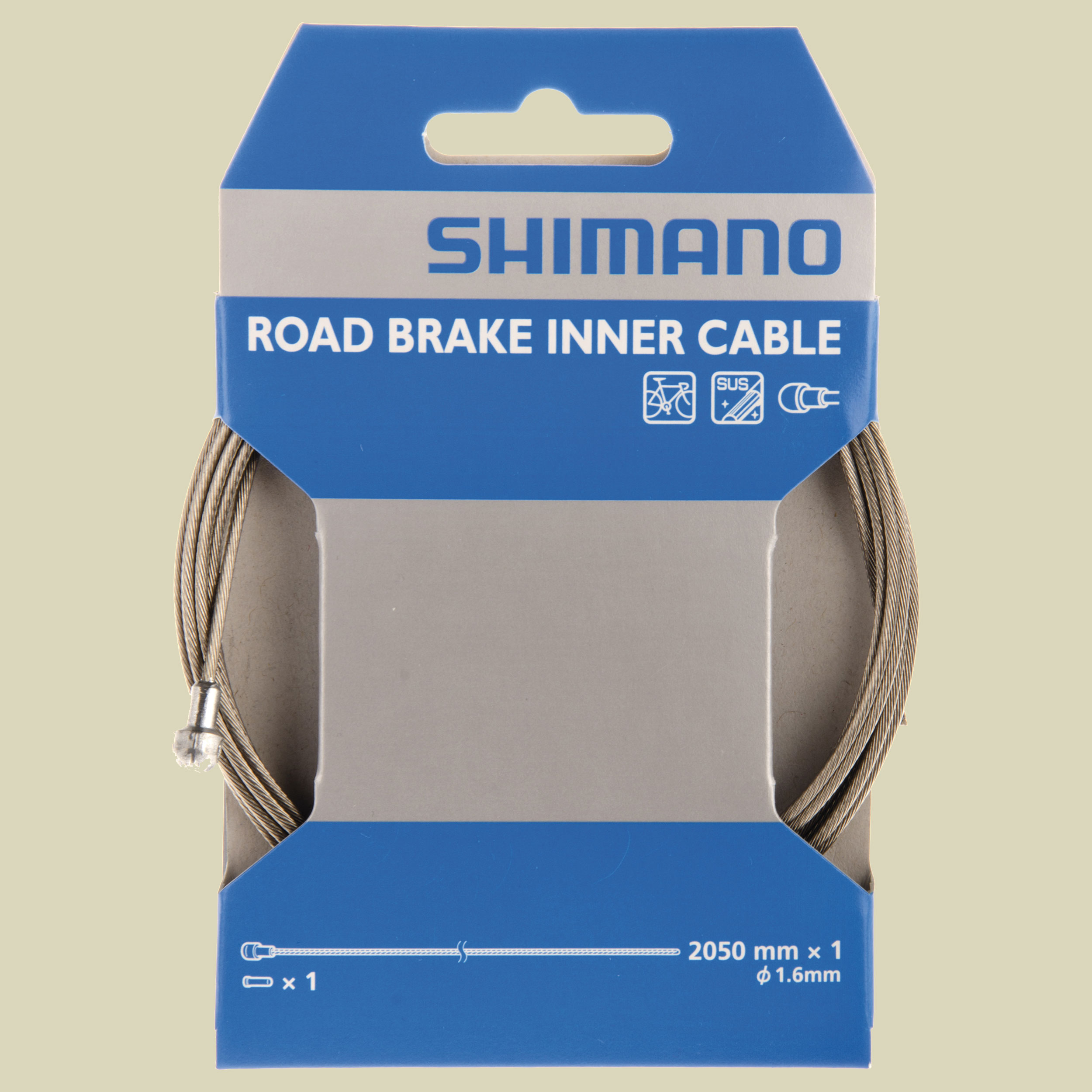 Bremszug Road Edelstahl 2050 mm