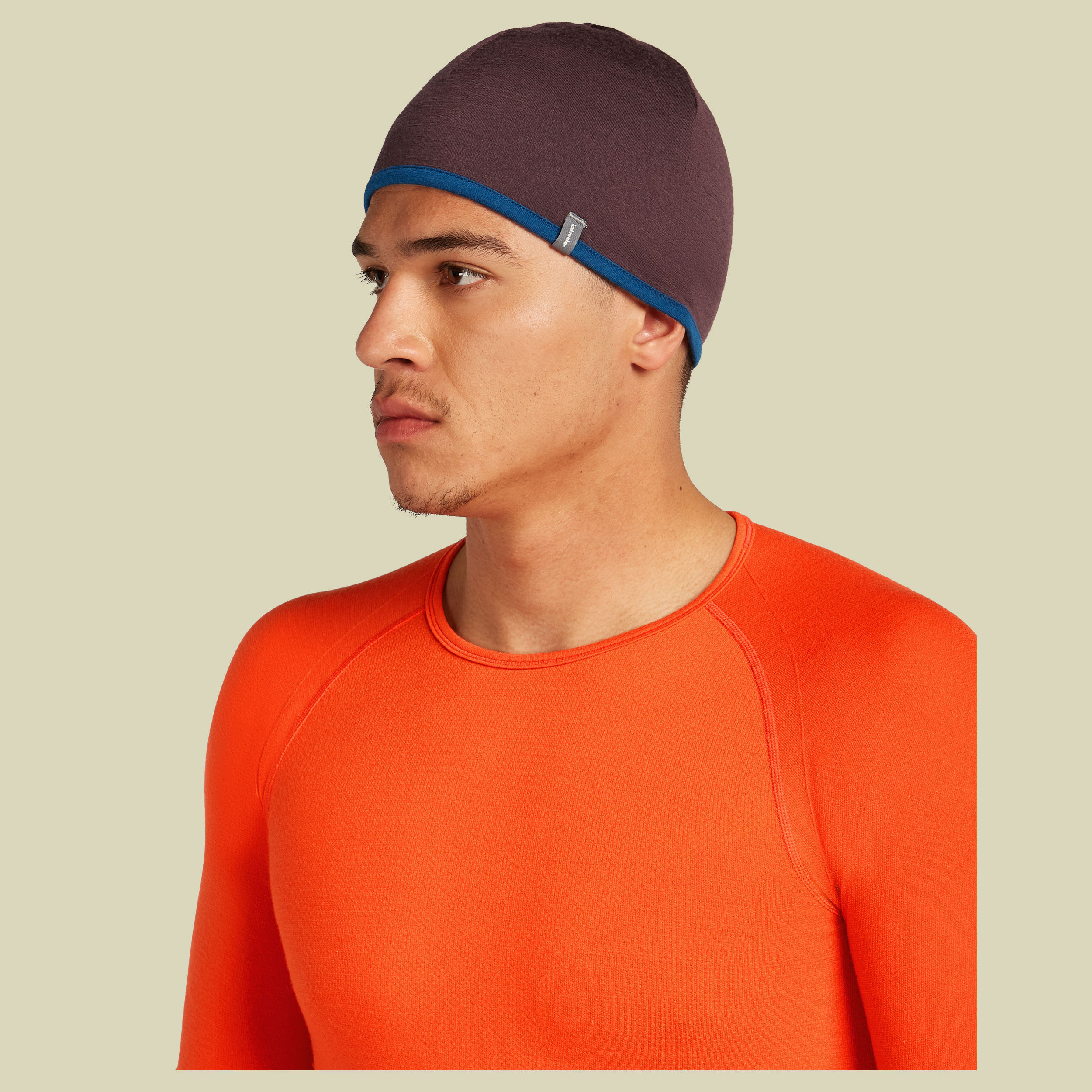 Merino 200 Oasis Reversible Beanie Unisex braun one size - java/atlantis