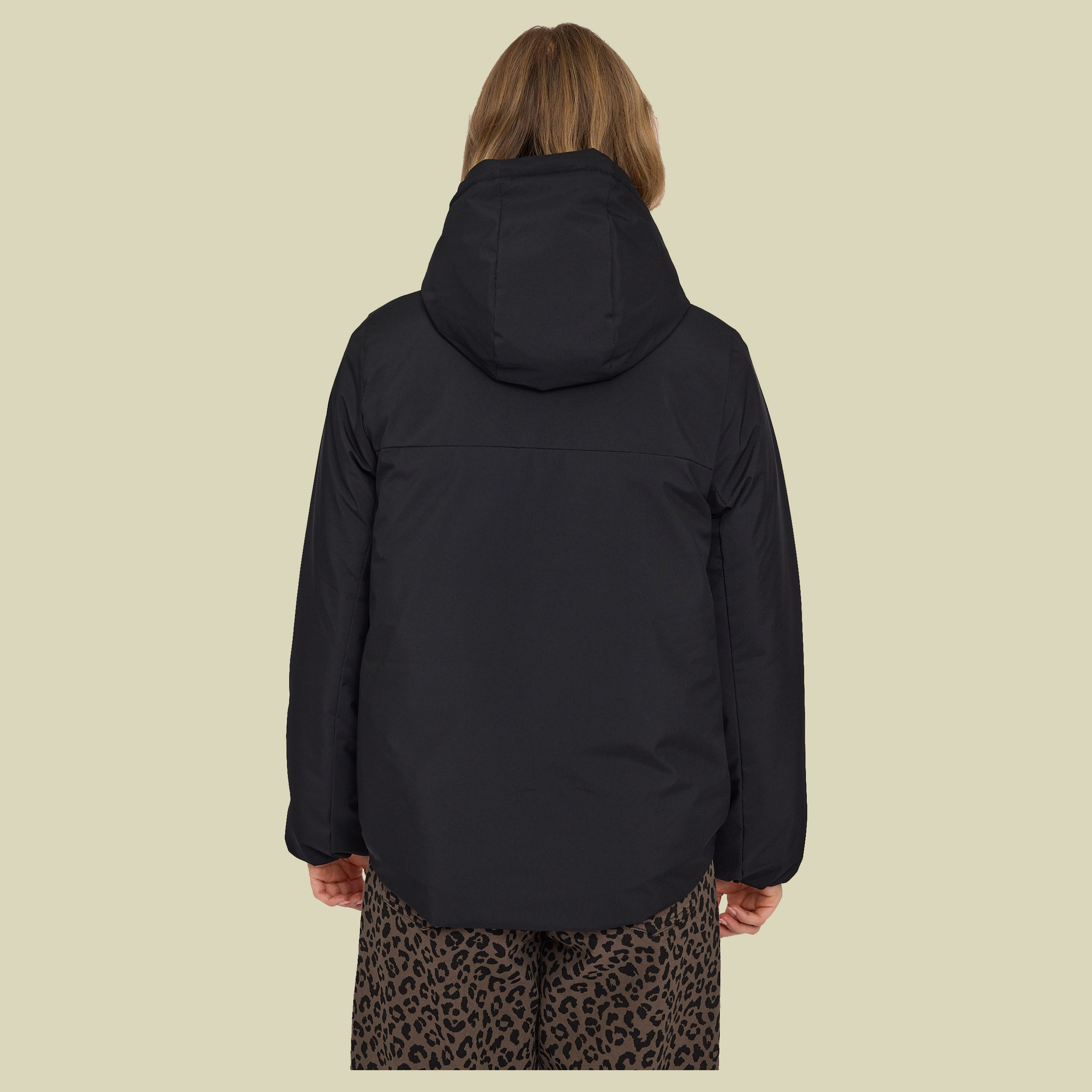Basic Padded Jacket Women S schwarz - Farbe black
