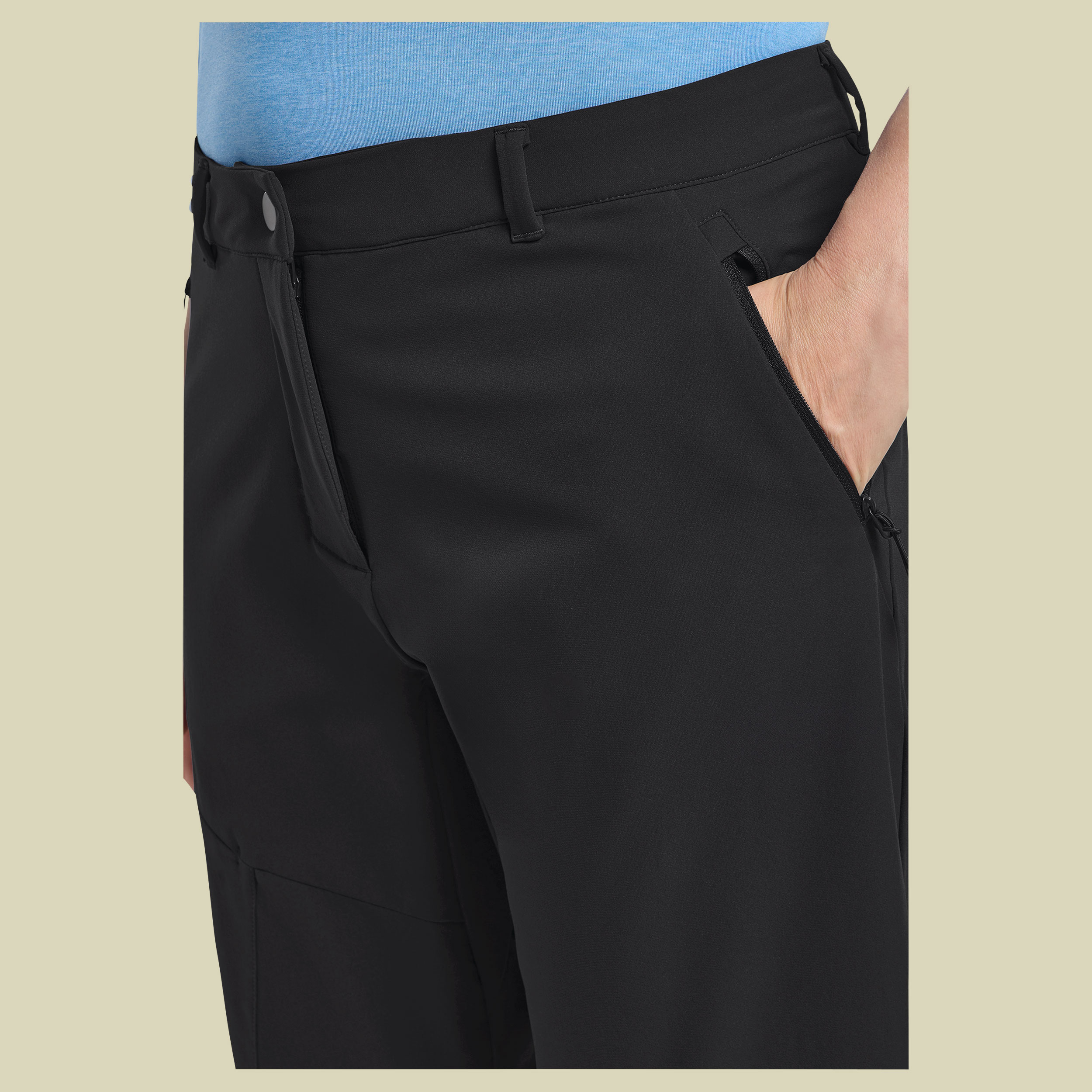 Pico Trail Zip Off Pants Women 46 schwarz - black
