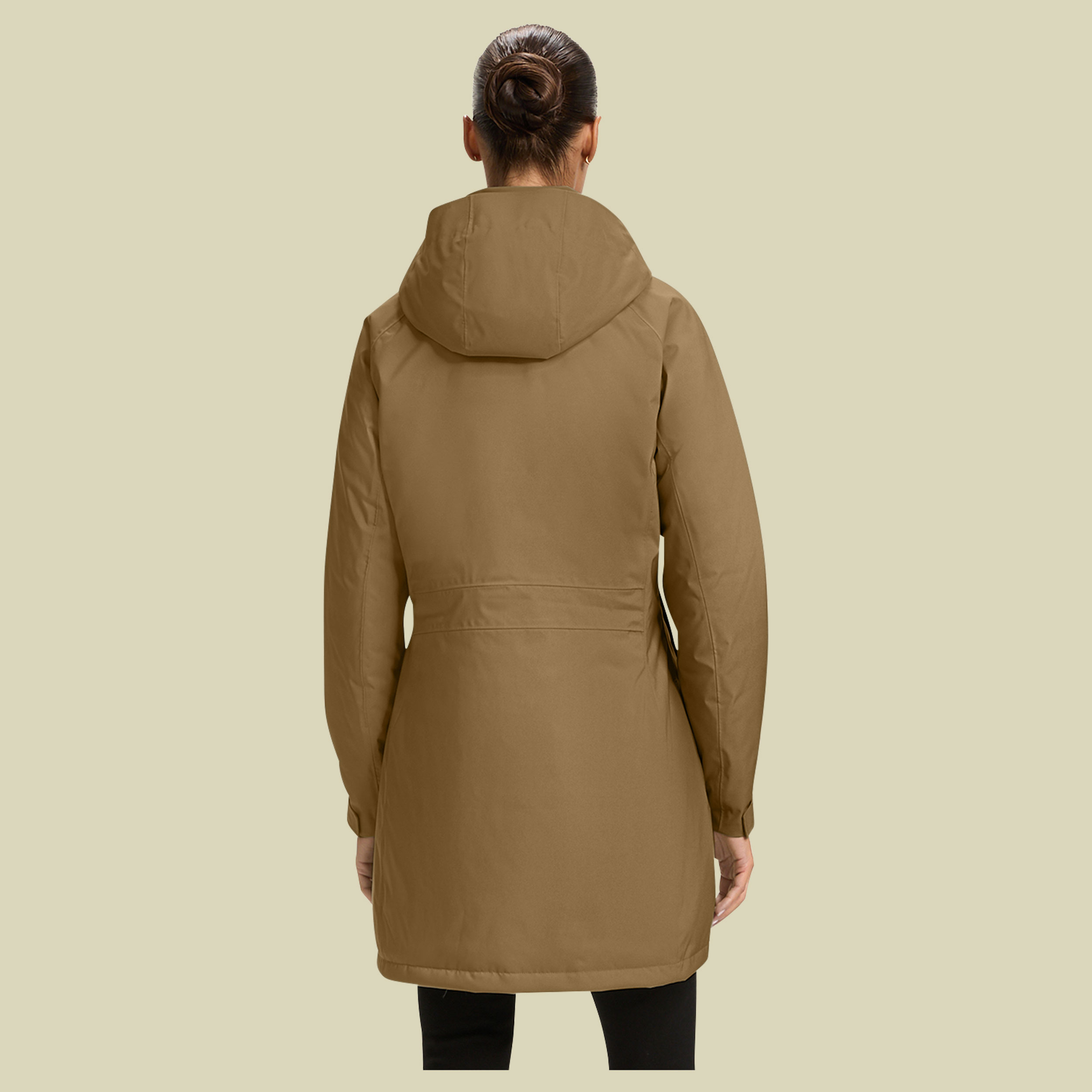 Vigdis Down Coat Women S braun - dull gold brown