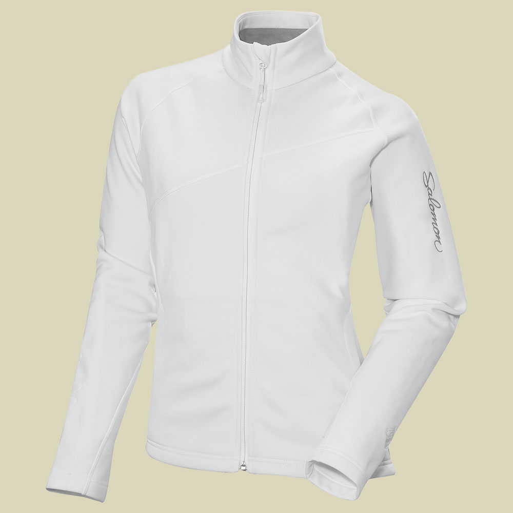 Lay Back Full Zip W White Größe L Farbe weiß