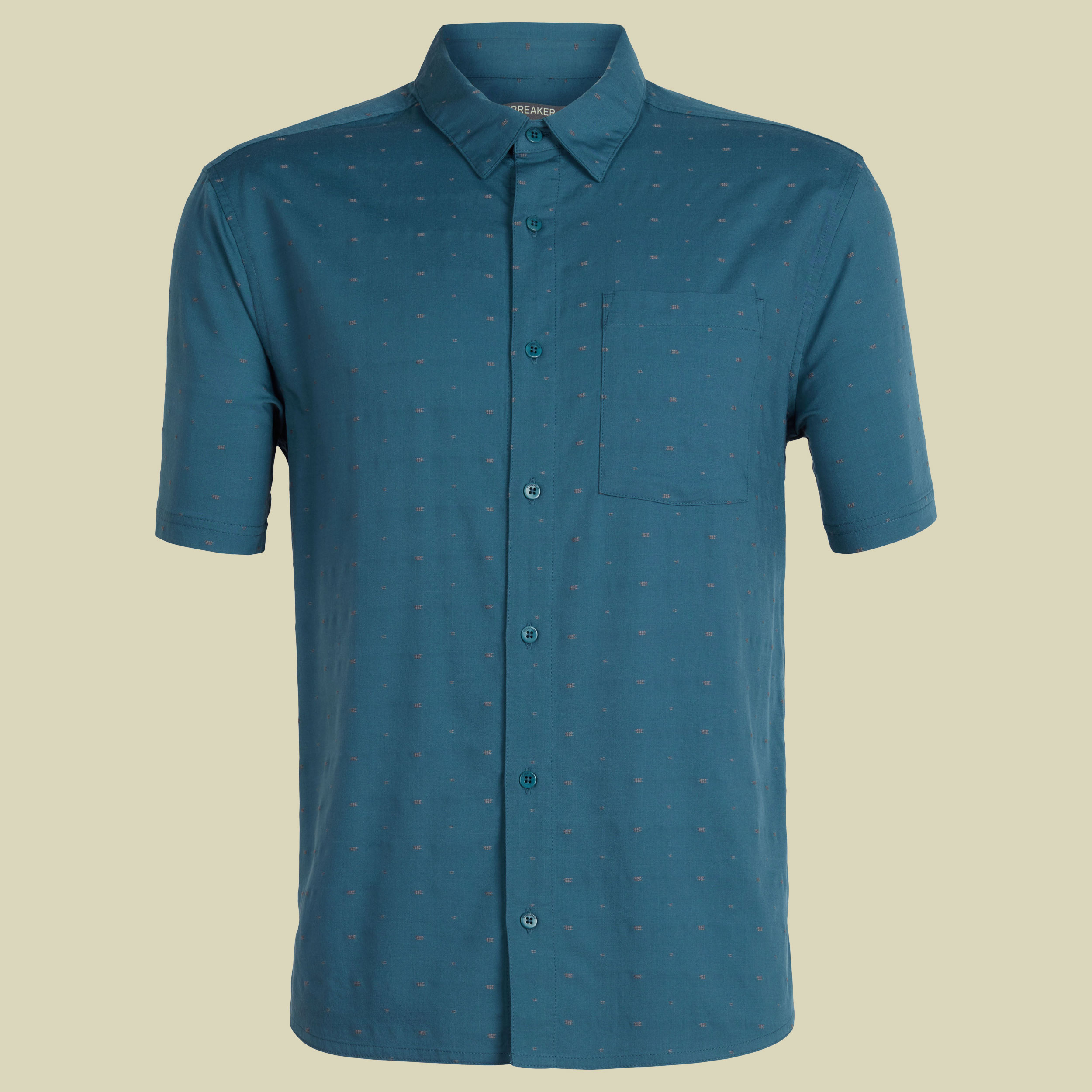 Compass SS Shirt Men Größe L Farbe dobby thunder-timberwolf