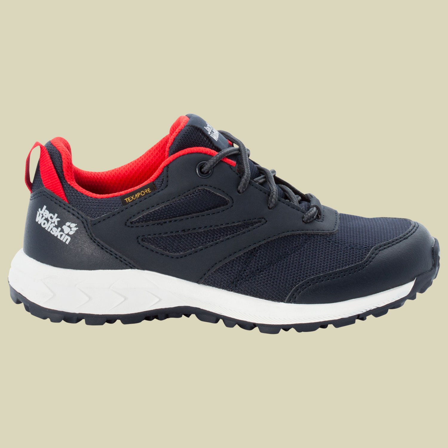 Woodland Texapore Low Kids Größe 29 Farbe night blue/red