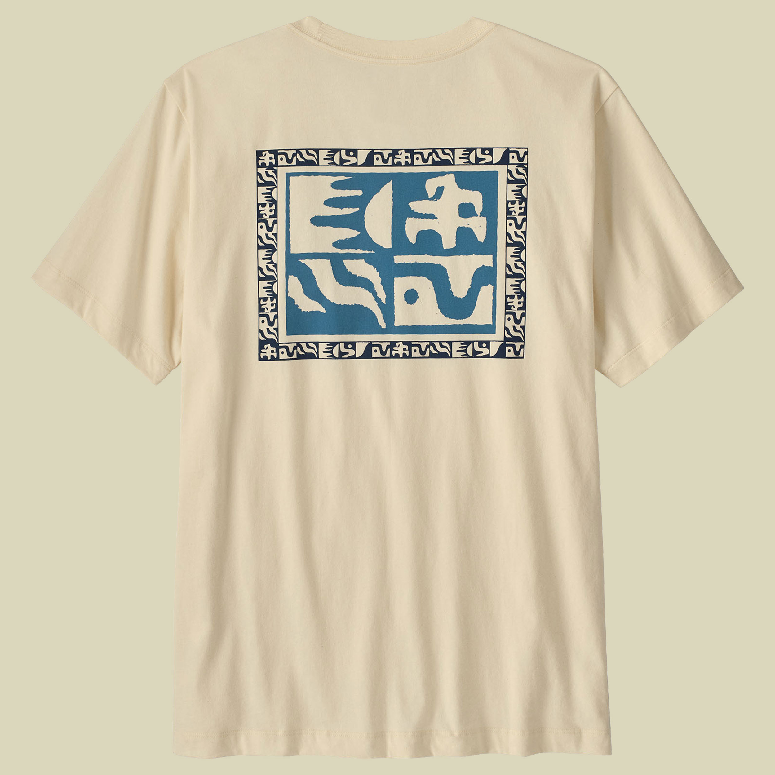 Mother Rays T-Shirt Men XL beige - undyed natural