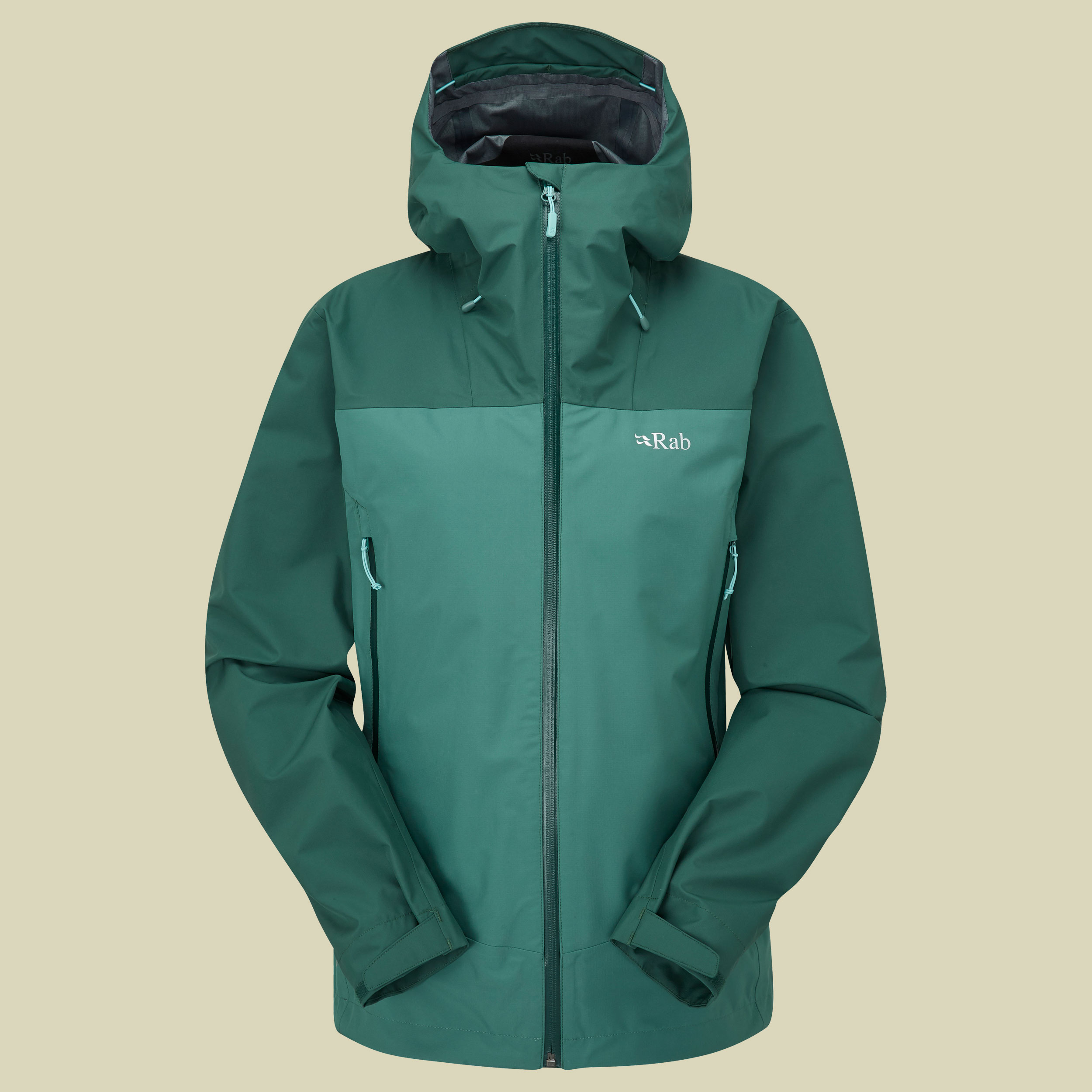 Arc Eco Jacket Women Größe 38 (10) Farbe green slate/eucalyptus