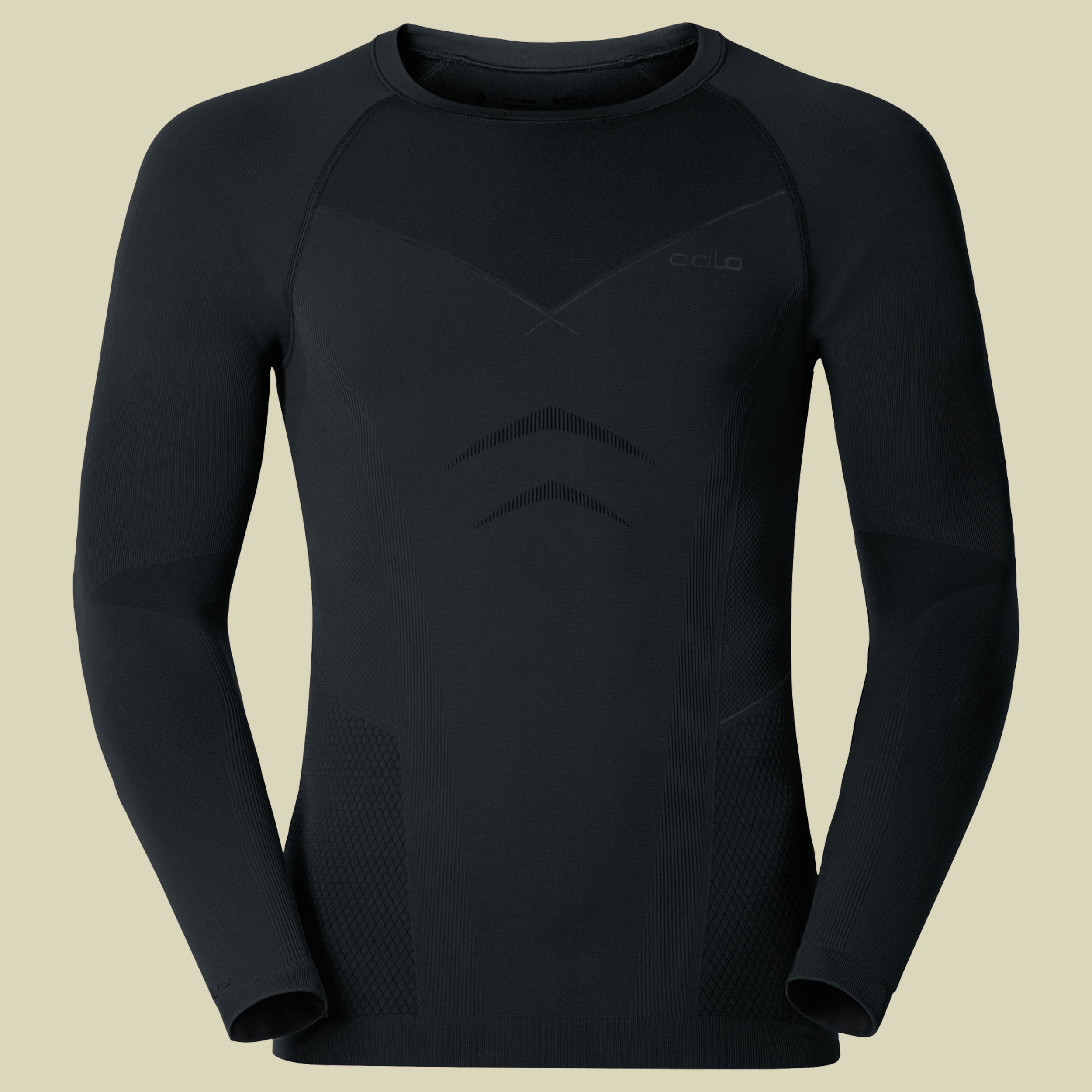 Evolution Warm Shirt l/s crew neck Men Größe M Farbe black-odlo graphite grey