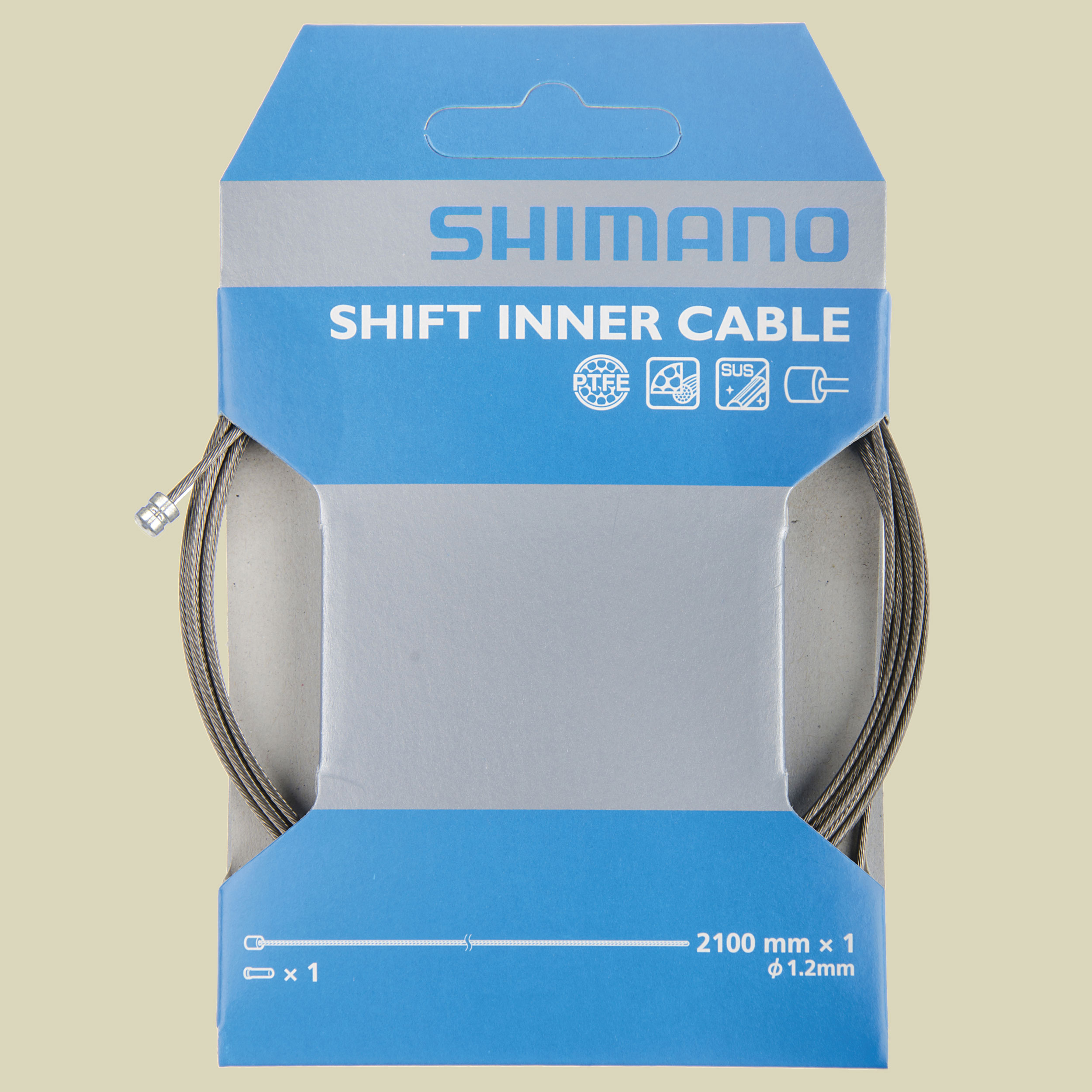 Schaltzug MTB/Road SIL-TEC Farbe schwarz