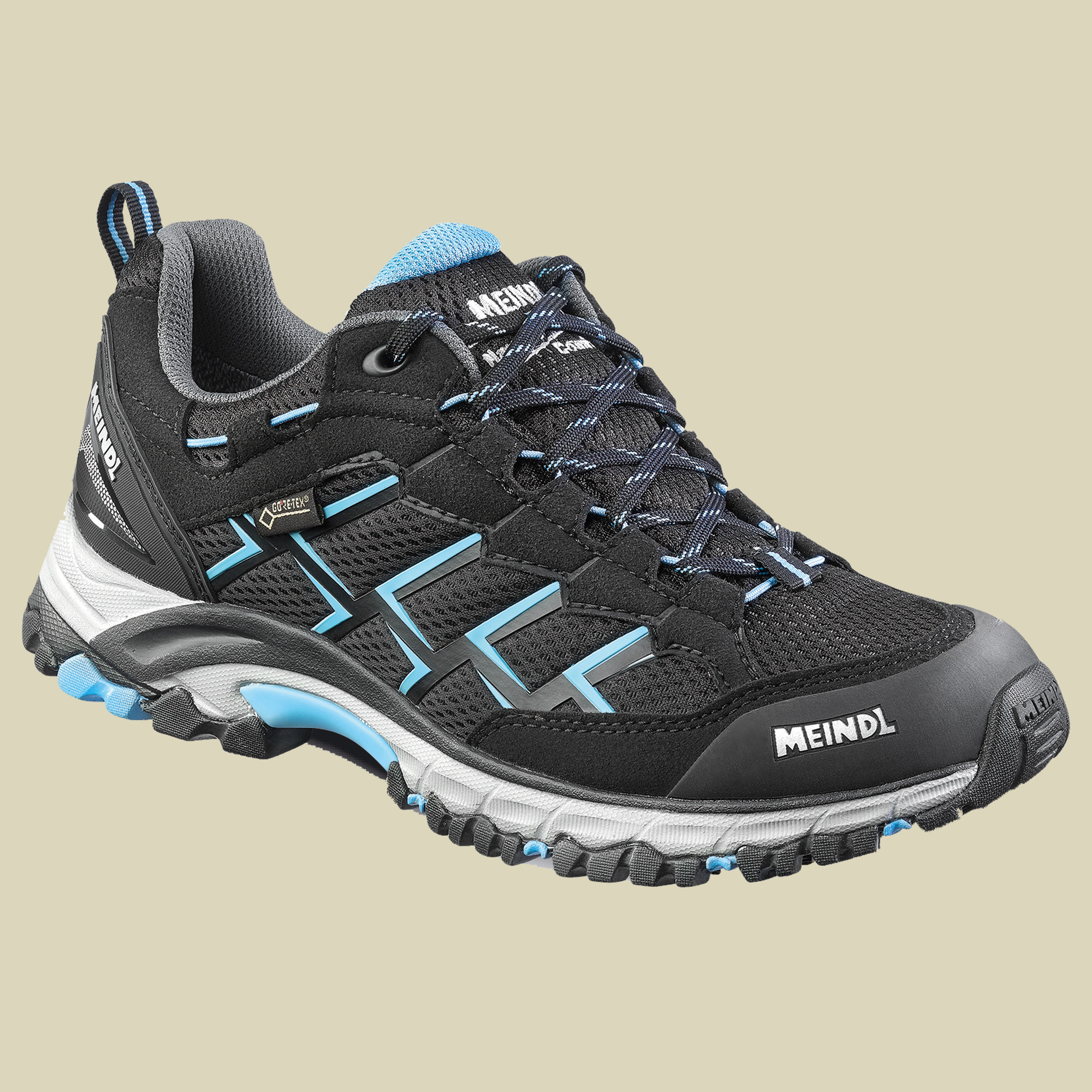 Caribe Lady GTX "schmal" Größe UK 6 Farbe schwarz/azur