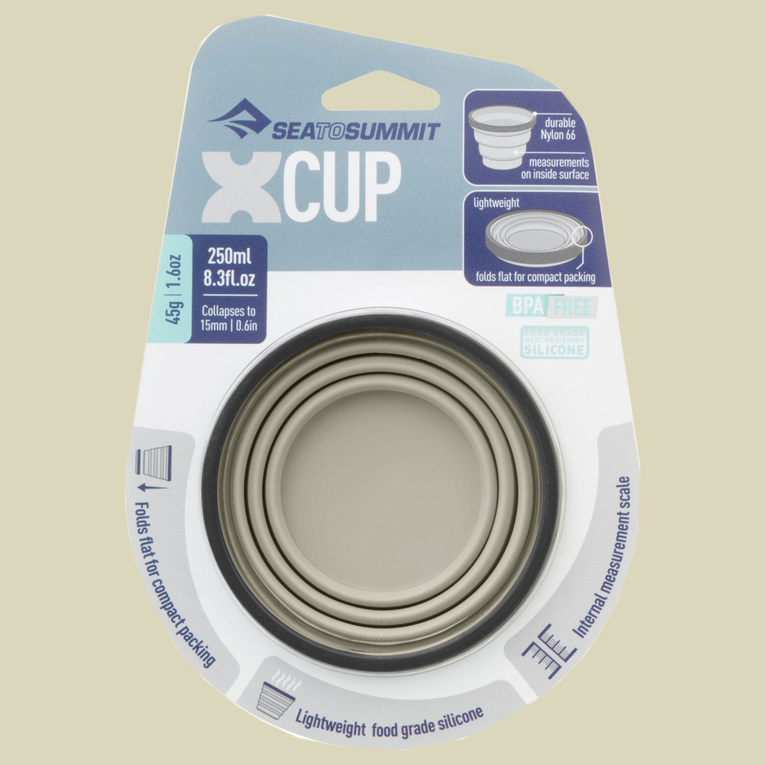 X-Cup Volumen 250 Farbe sand