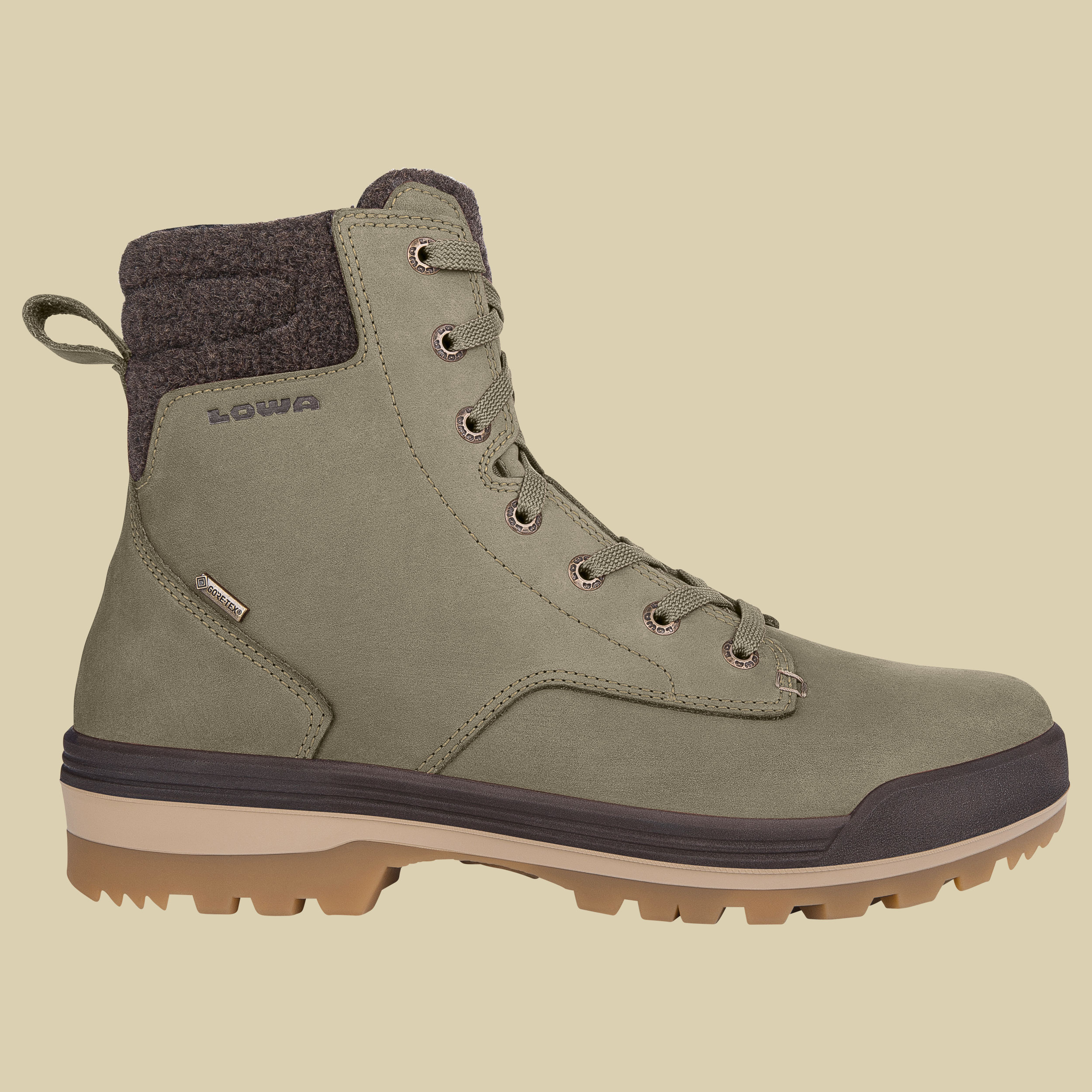 Oslo II GTX Mid Men Größe UK 11,5 Farbe oliv/dunkelbraun
