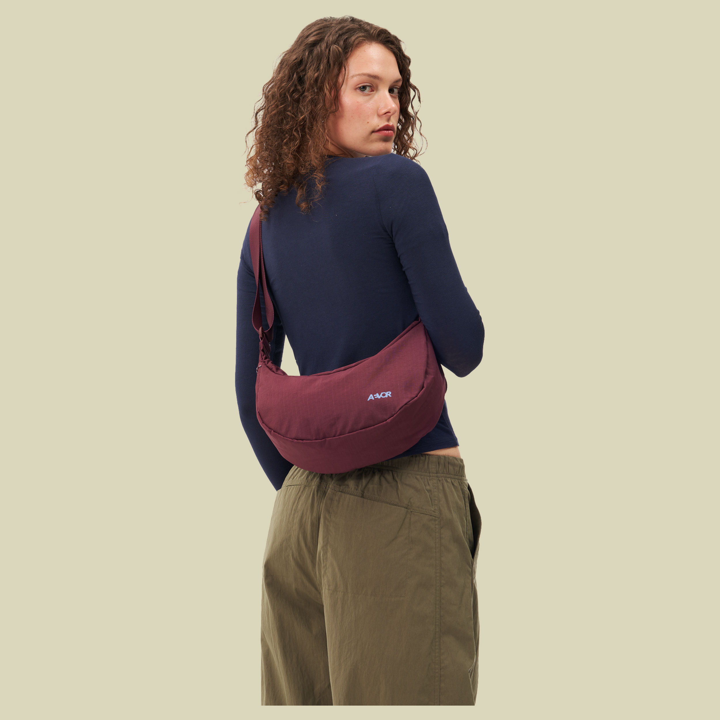 Sling Bag Small 3,5 L rot - burgundy