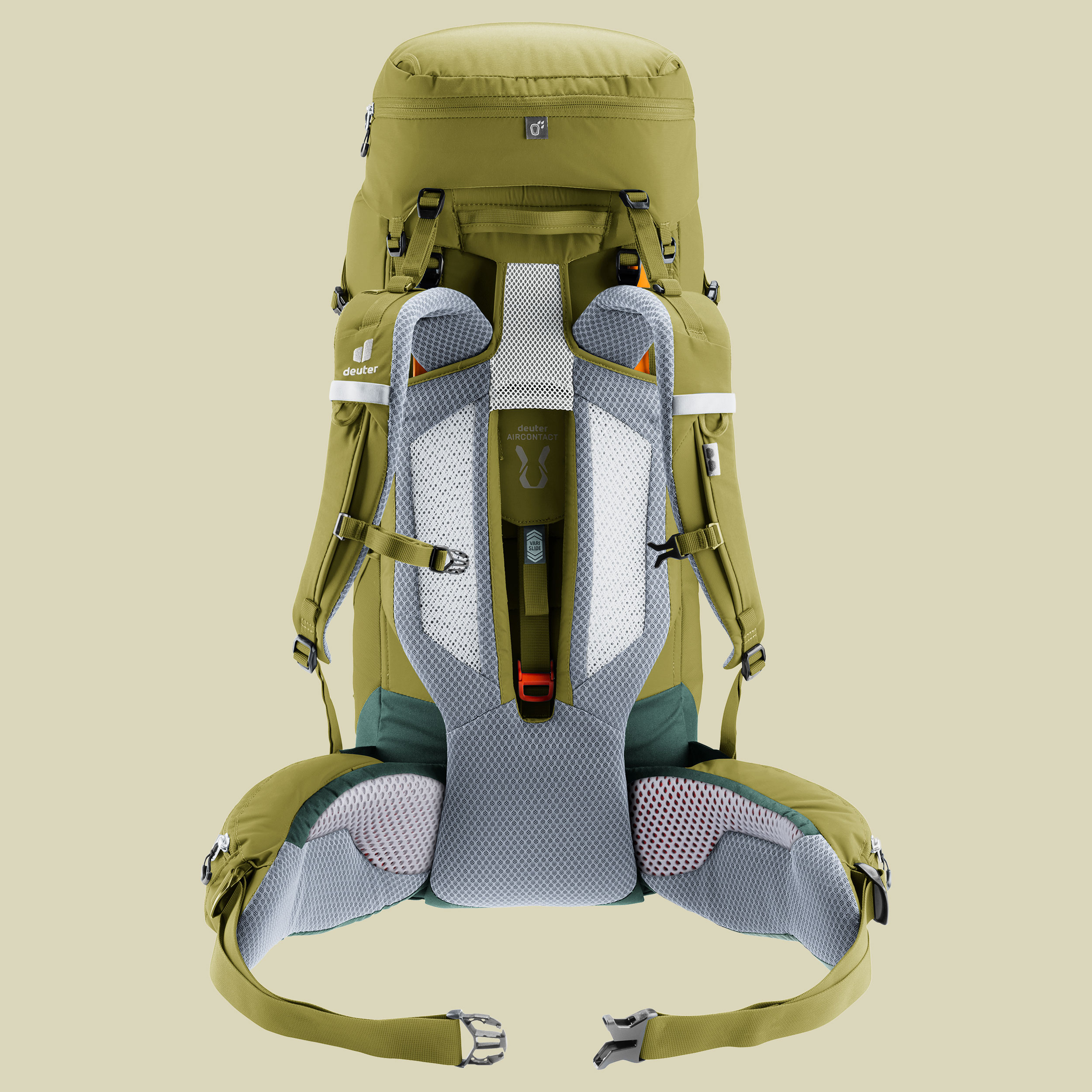 Aircontact Core 40+10 grün 40 L + 10 L - Farbe cactus-ivy