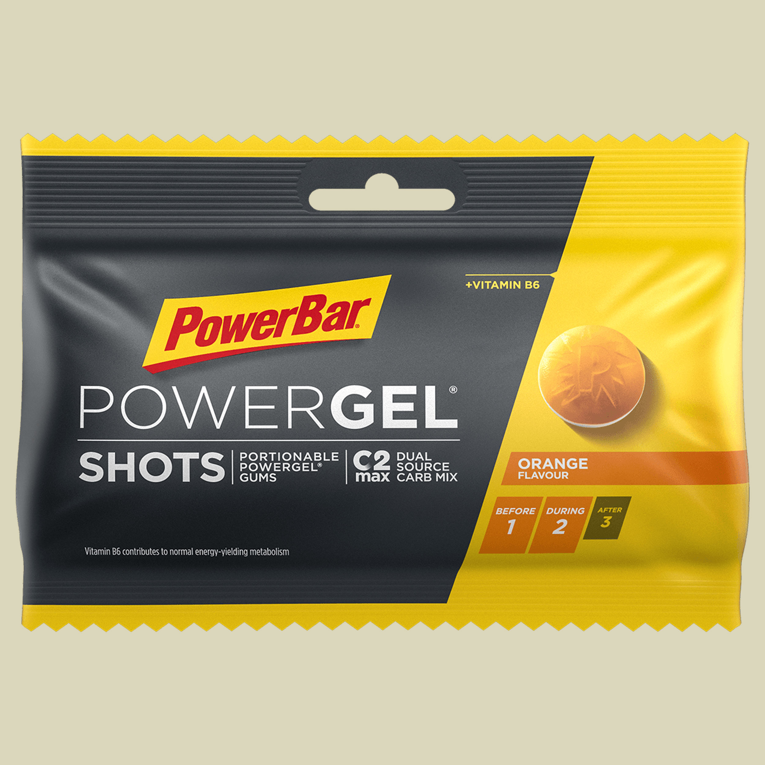 Powergel Shots 60g Geschmack orange