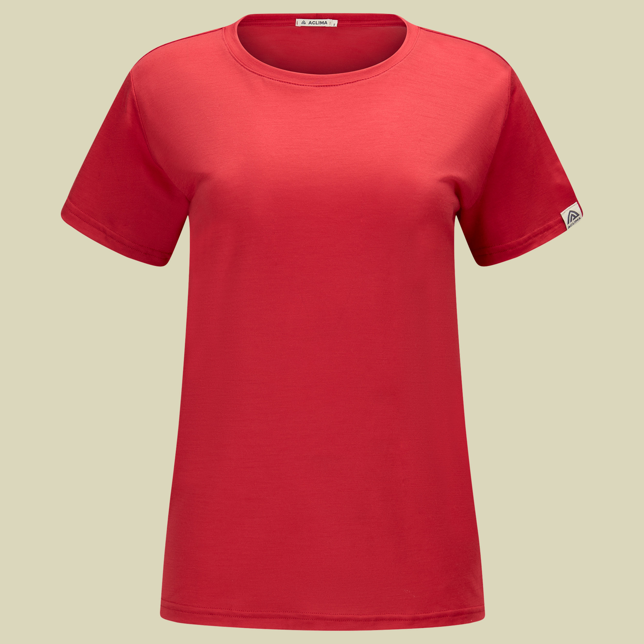 LightWool Classic Tee Women rot M - barbados cherry