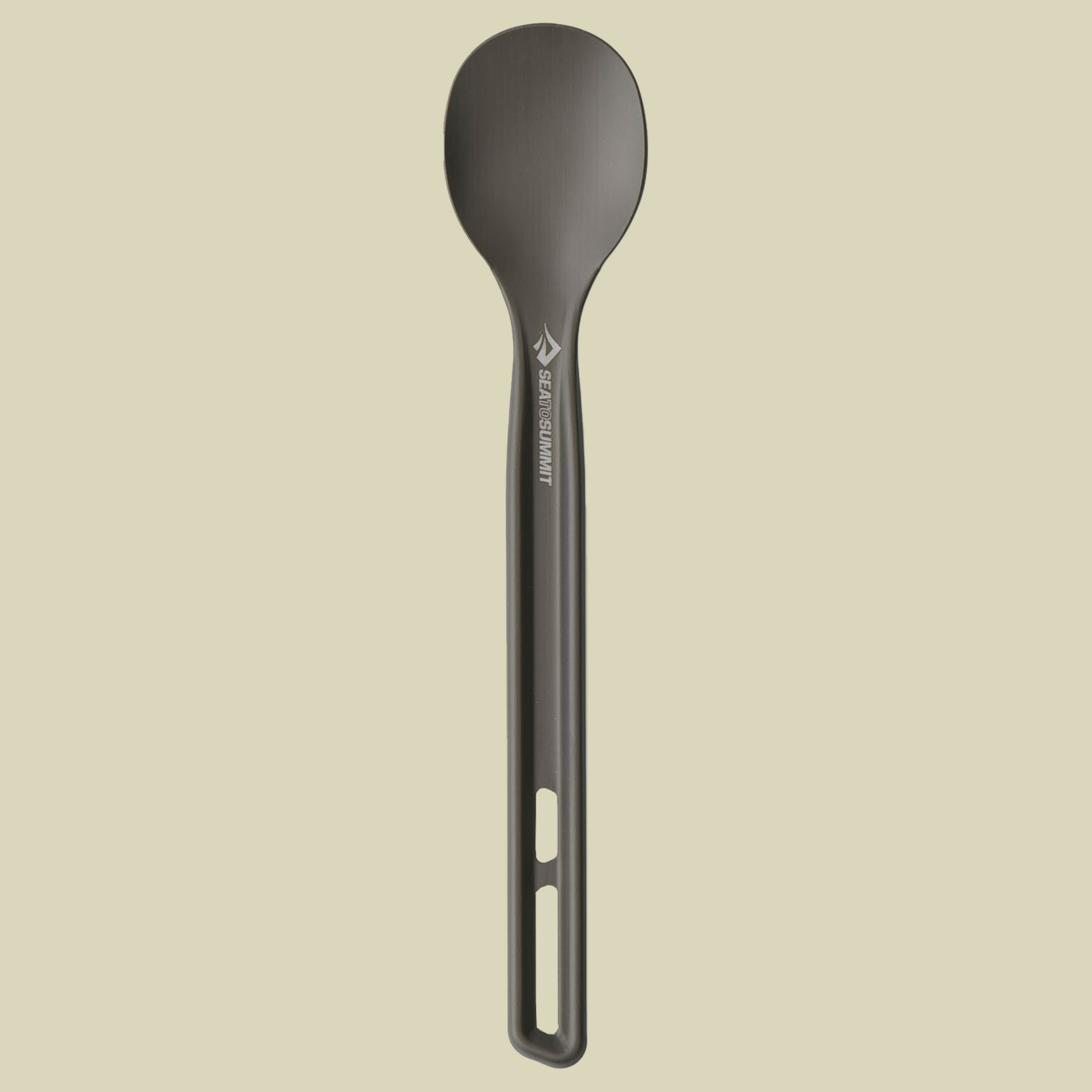 Frontier UL Long Handle Spoon grau - aluminium hard anodised grey