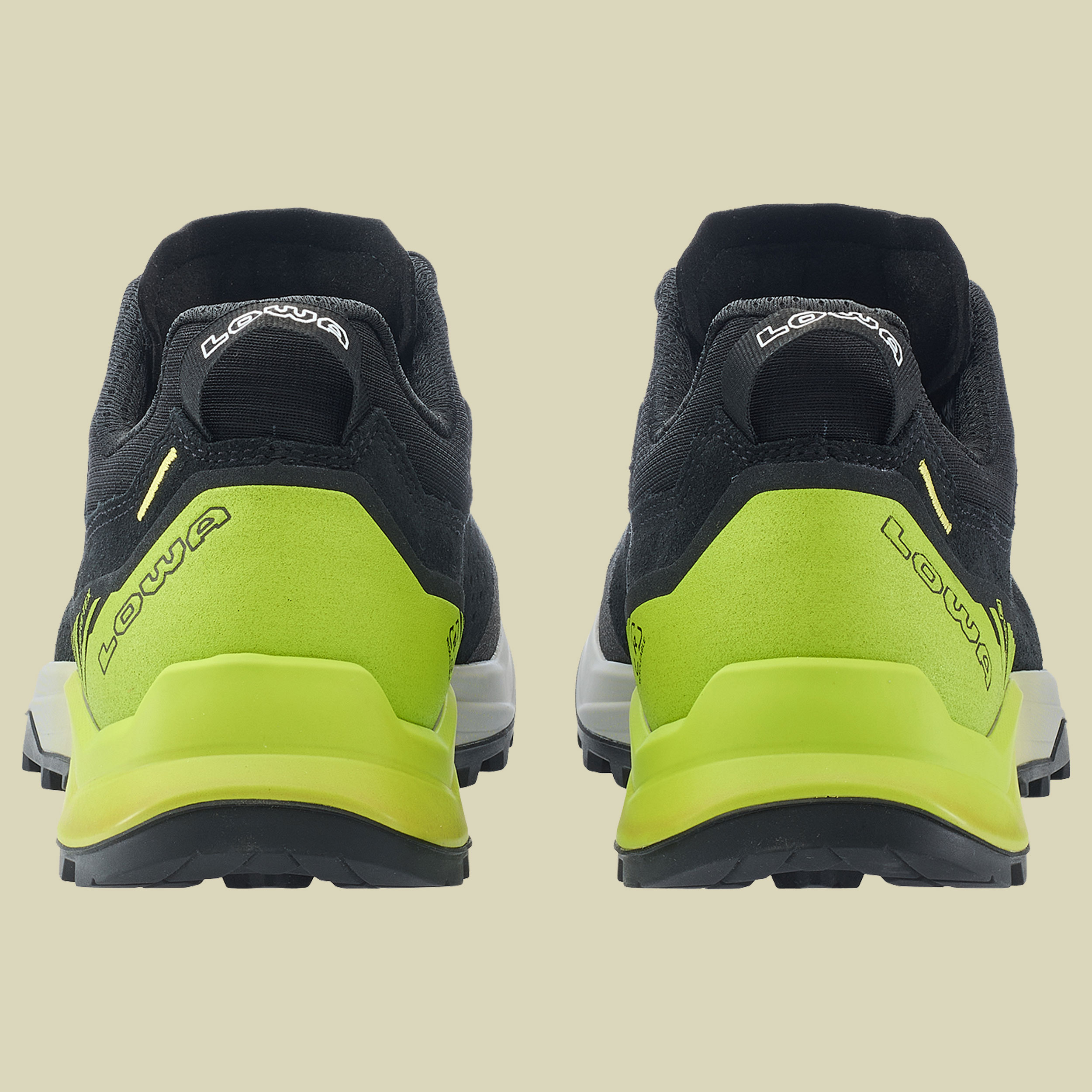 Lowa Explorer GTX Lo Men UK 9 schwarz - schwarz/limone
